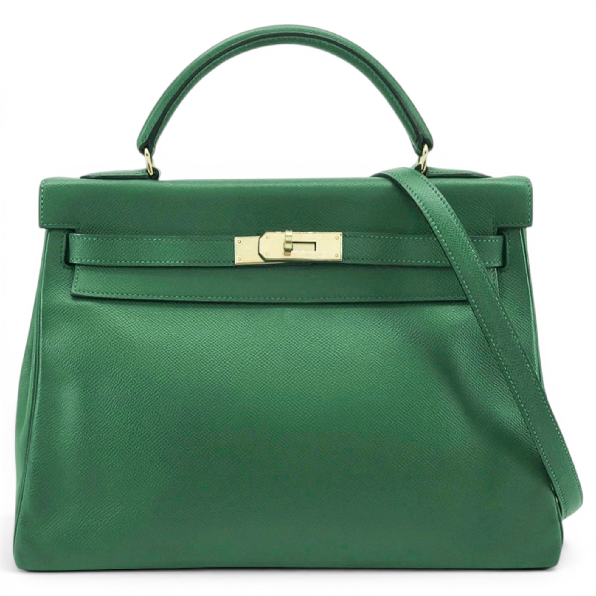 Kelly 32 leather handbag