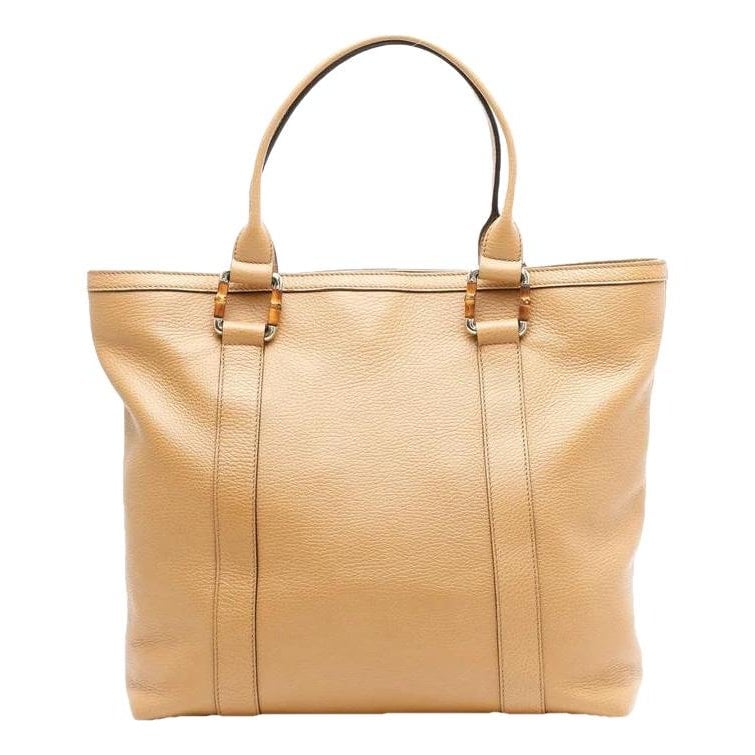 Bamboo leather tote