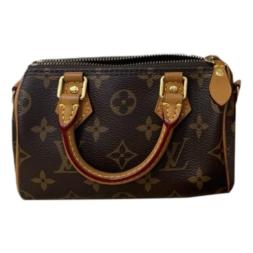 Louis Vuitton Nano Speedy / Mini HL leather mini bag