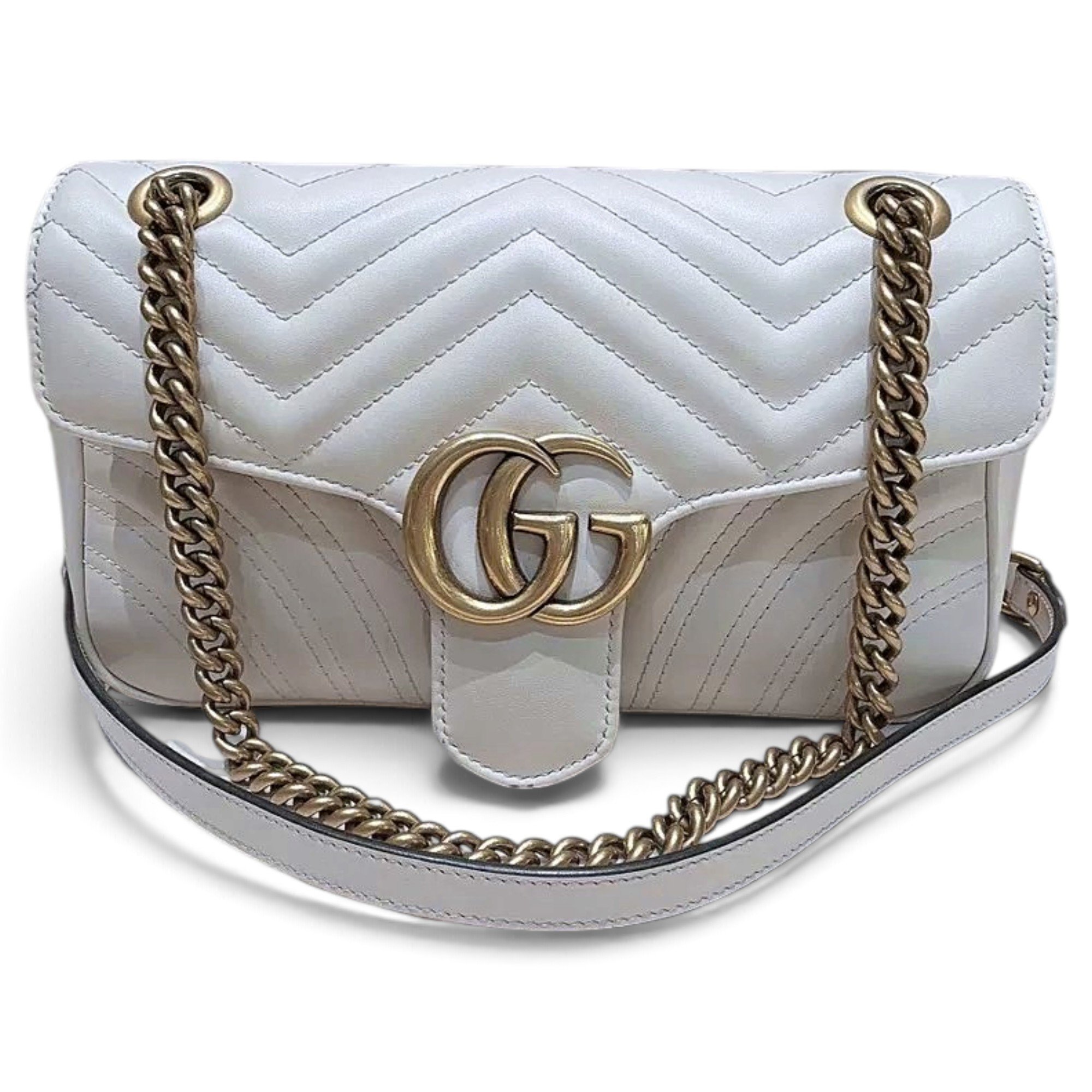 GG Marmont Flap leather handbag