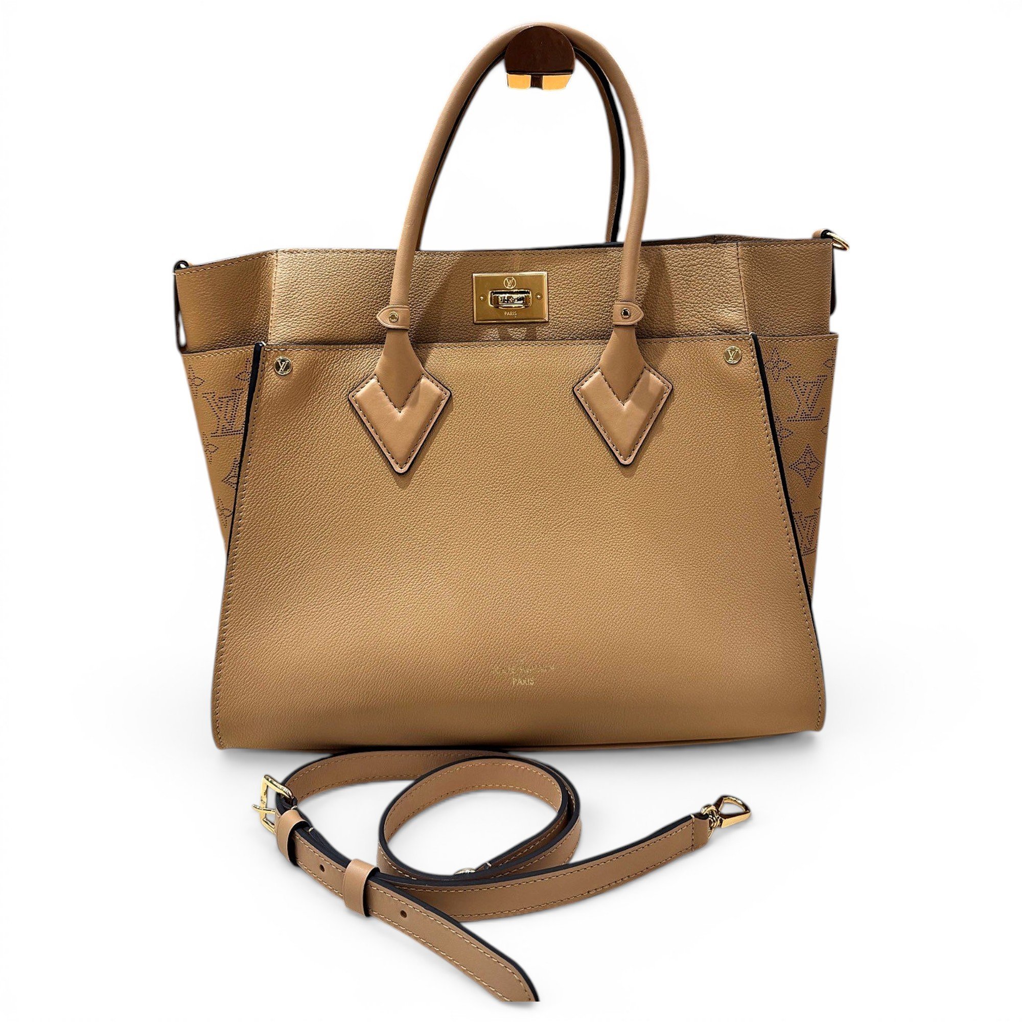 On My Side leather handbag
