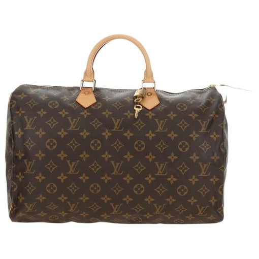 Speedy leather handbag
