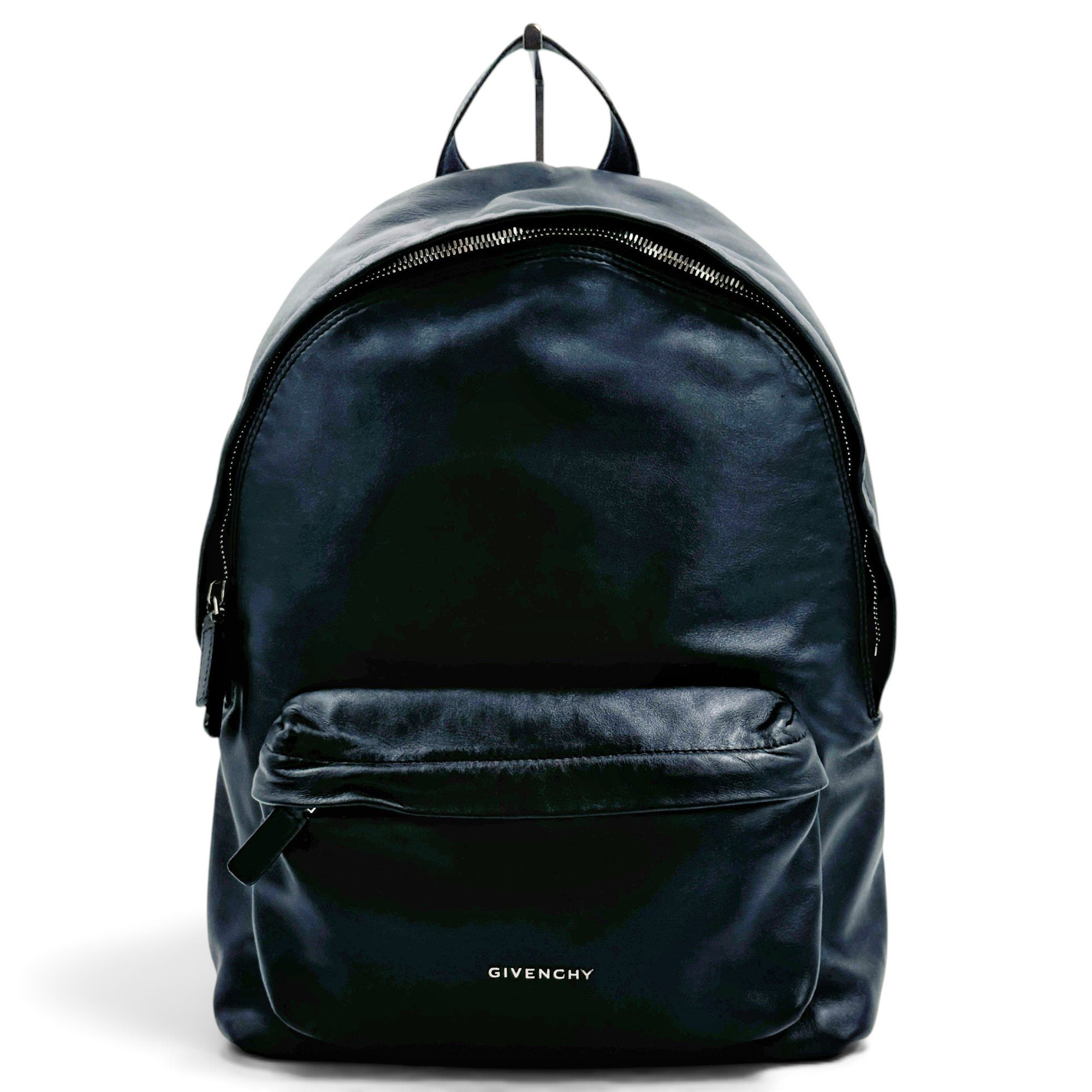Leather backpack
