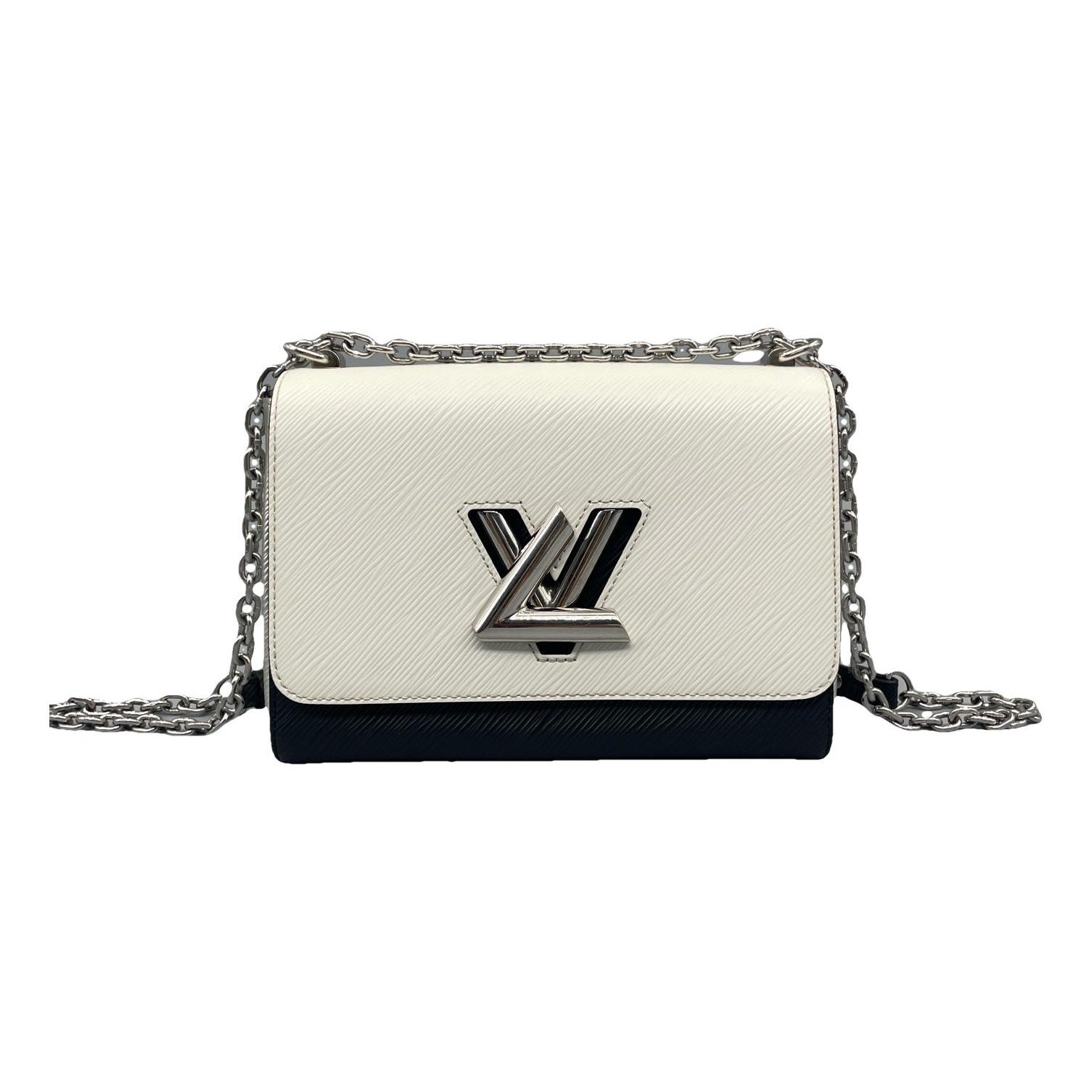 Twist leather handbag