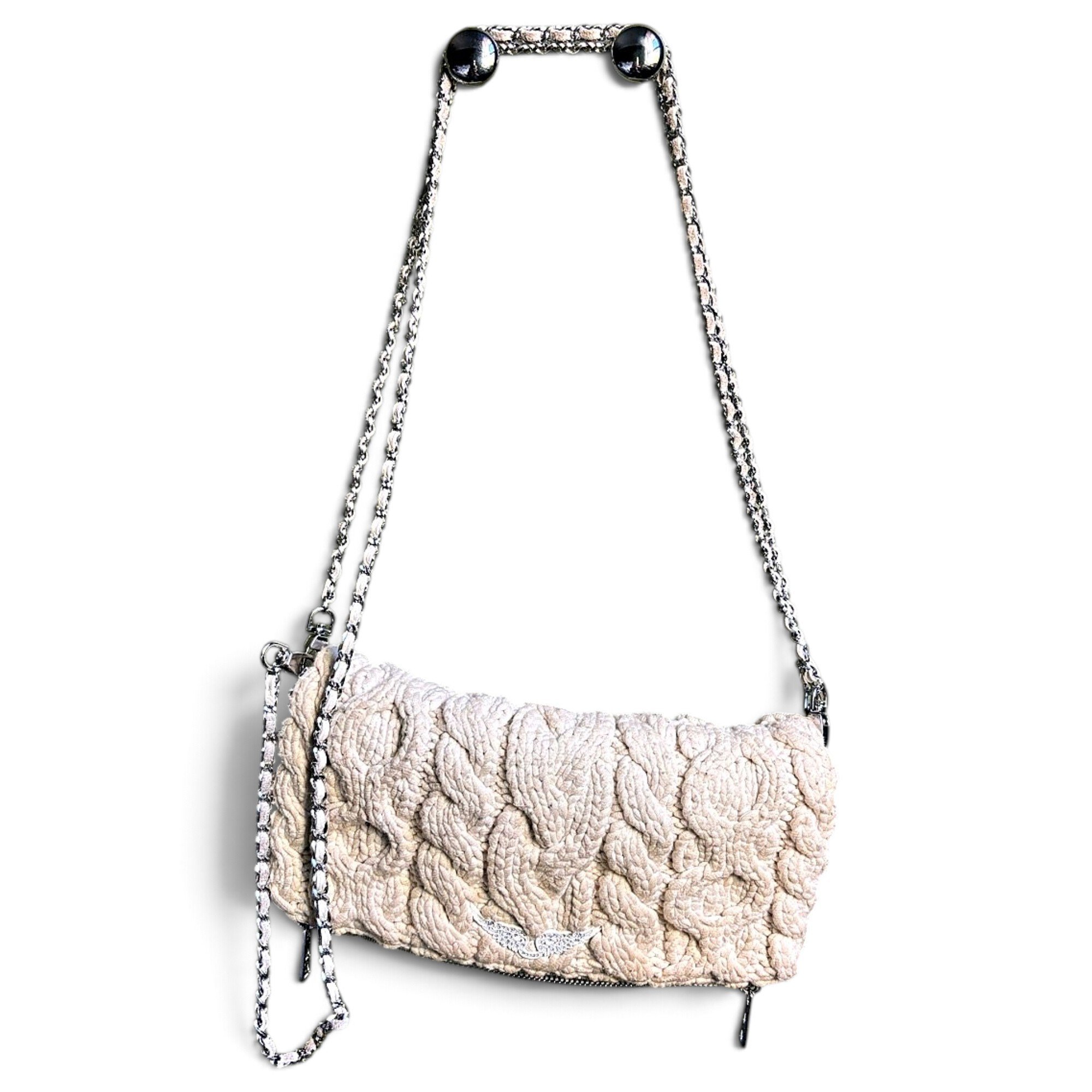 Rock wool crossbody bag