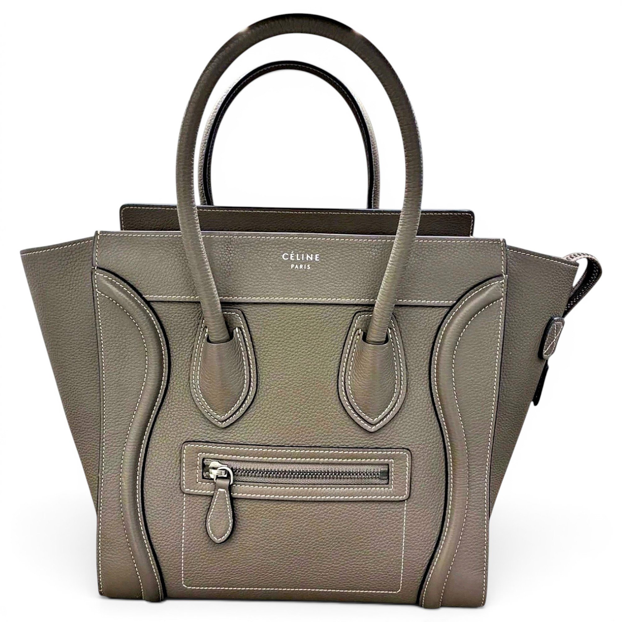 Luggage leather handbag