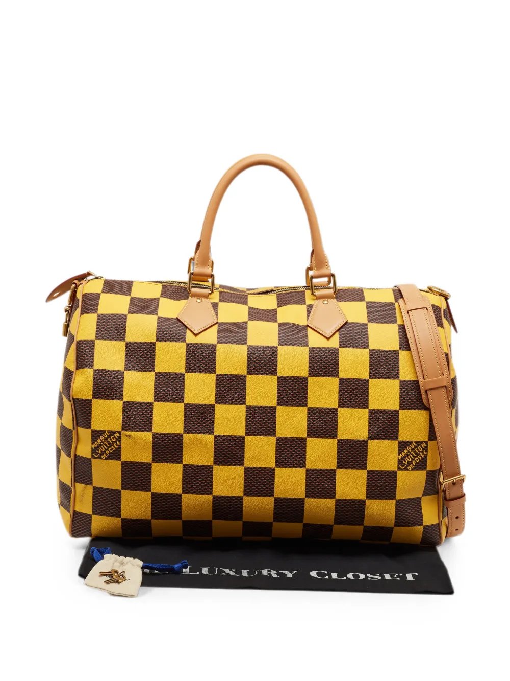 Louis Vuitton 2024 Speedy Bandoulière Damier Pop tote bag