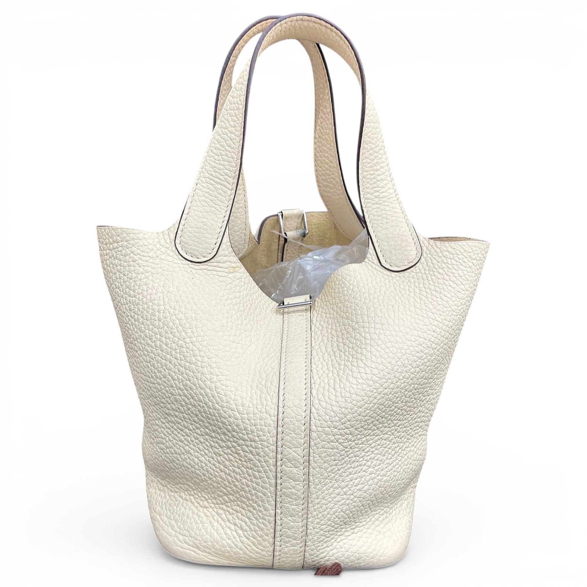 Picotin leather handbag