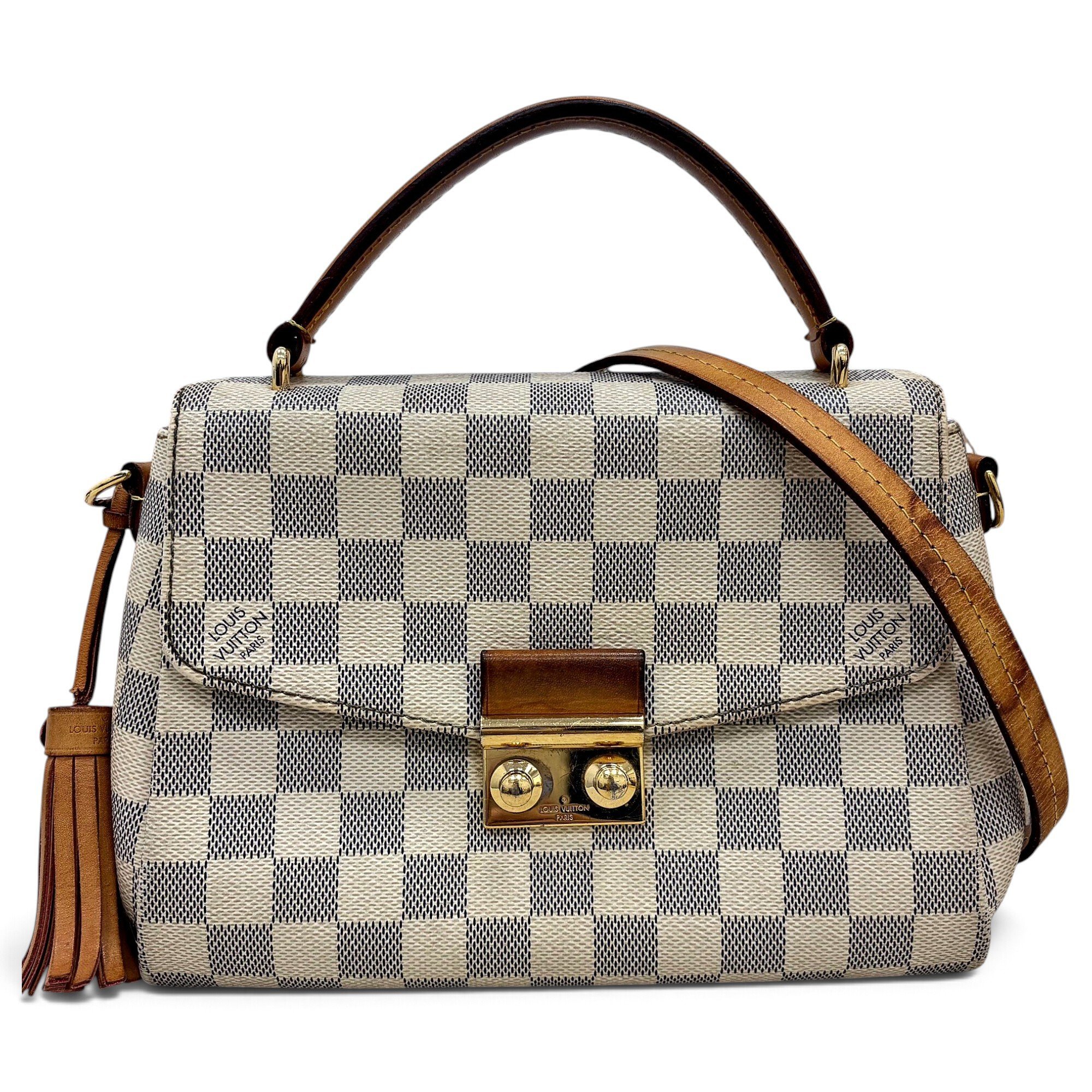 Croisette leather handbag