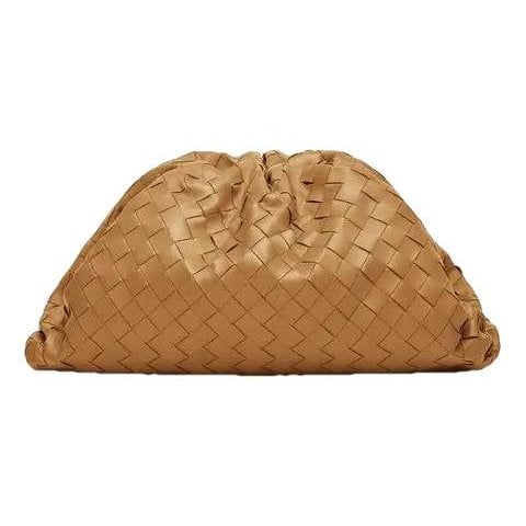 Pouch leather handbag