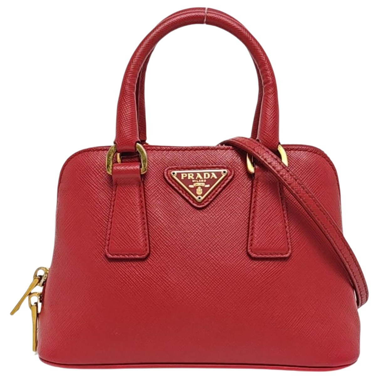 Promenade leather handbag