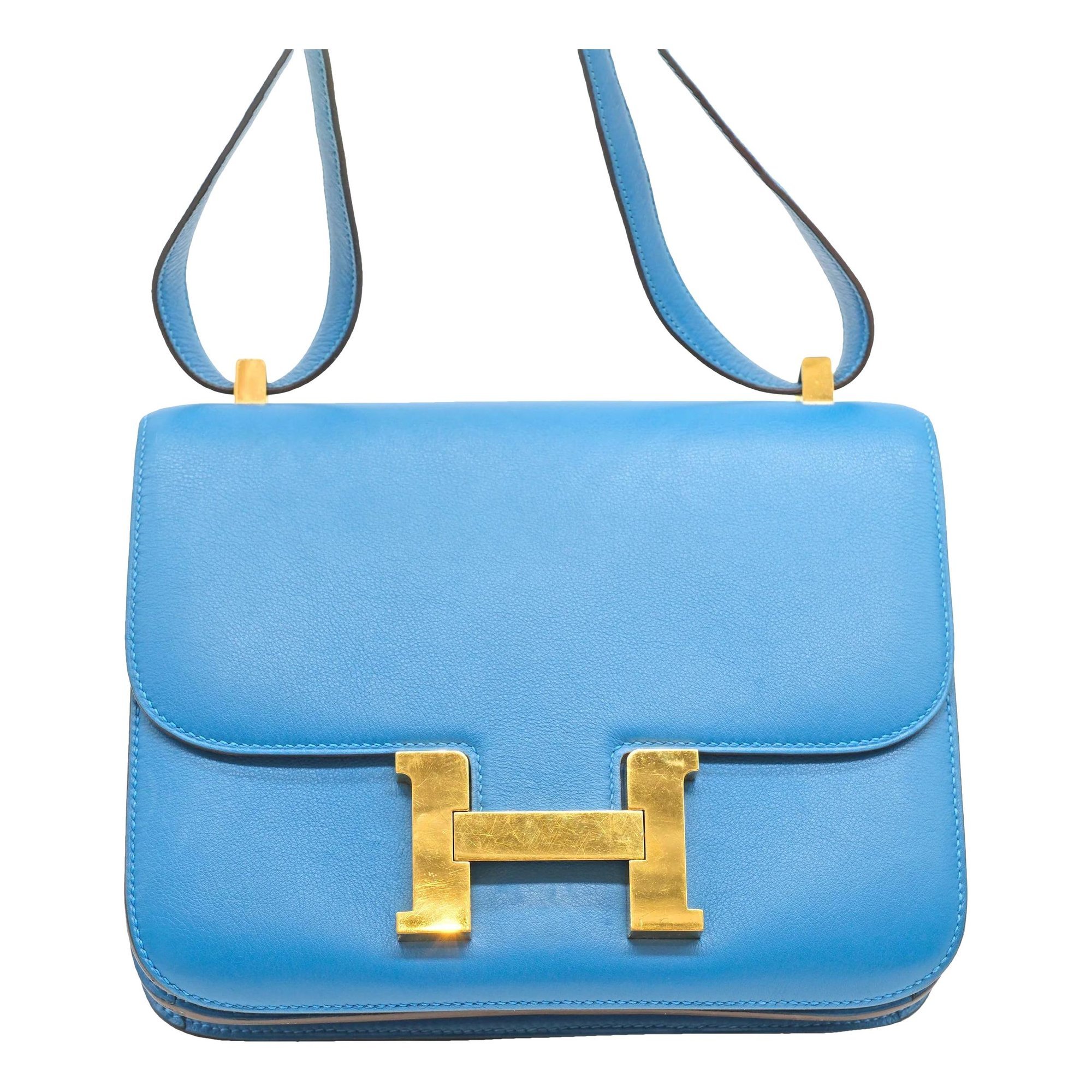 Constance leather crossbody bag