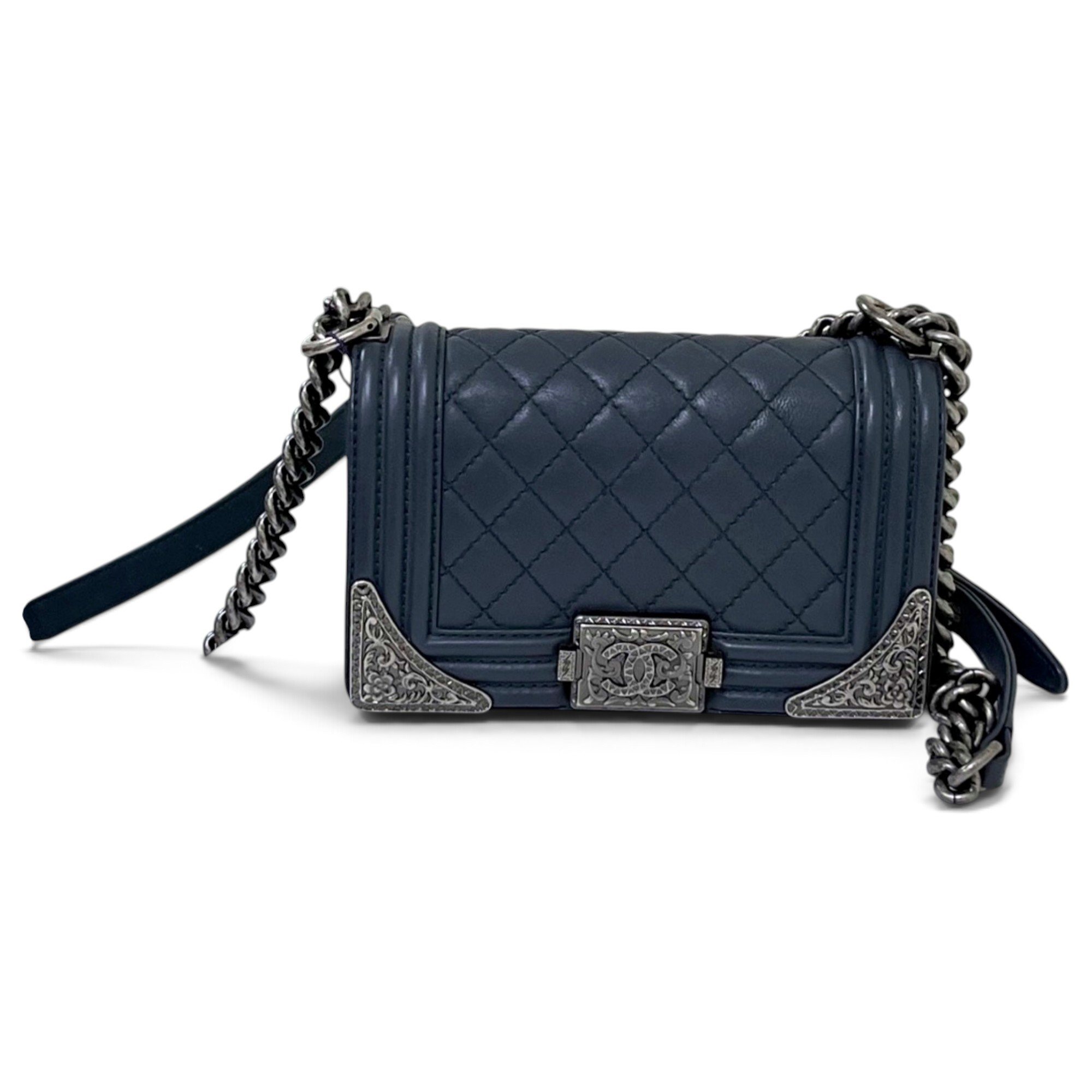 Boy leather crossbody bag