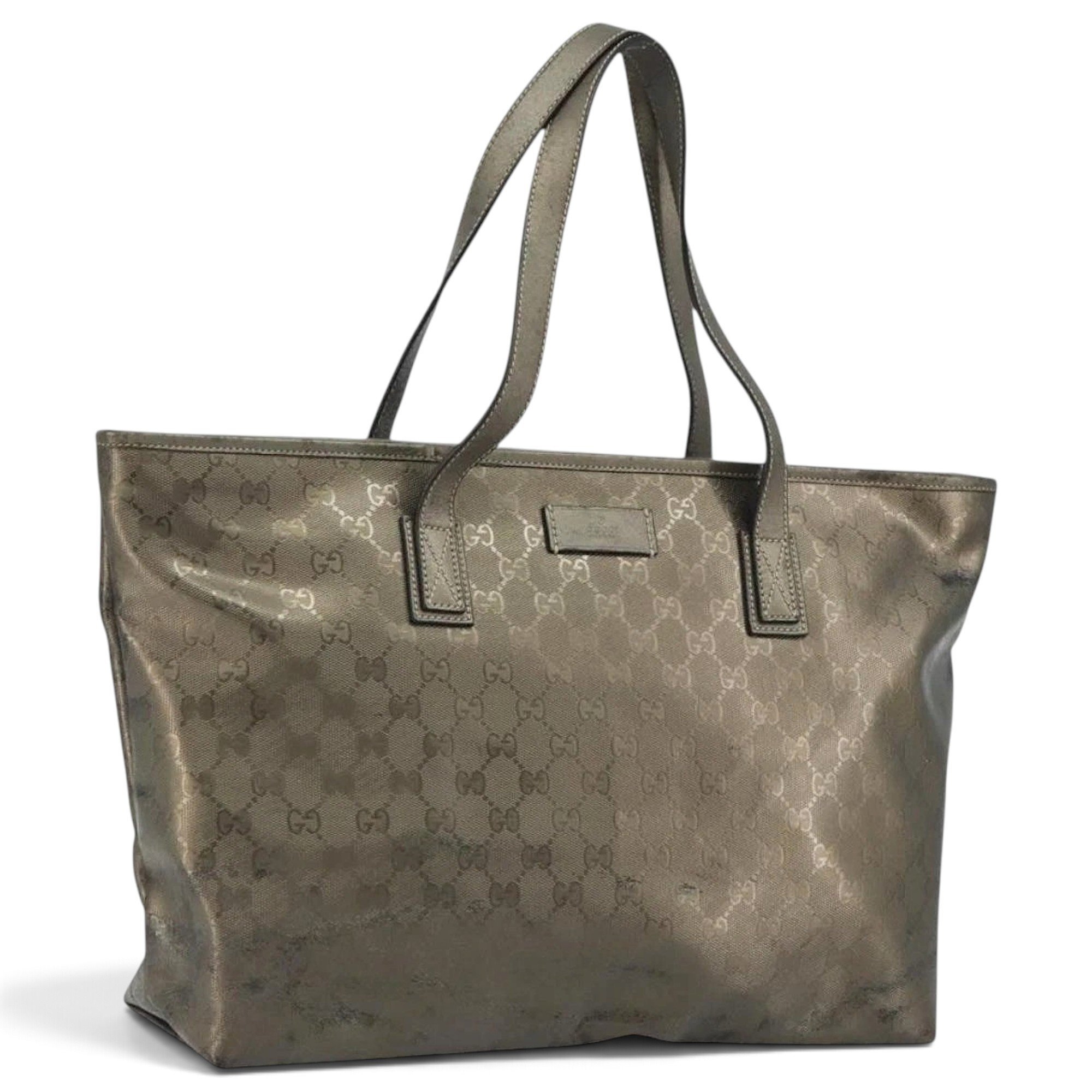 Leather tote
