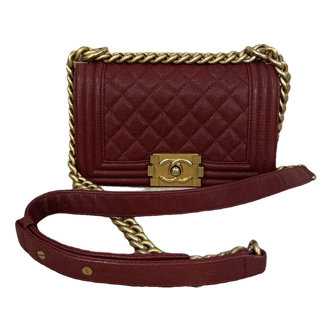 Boy leather crossbody bag