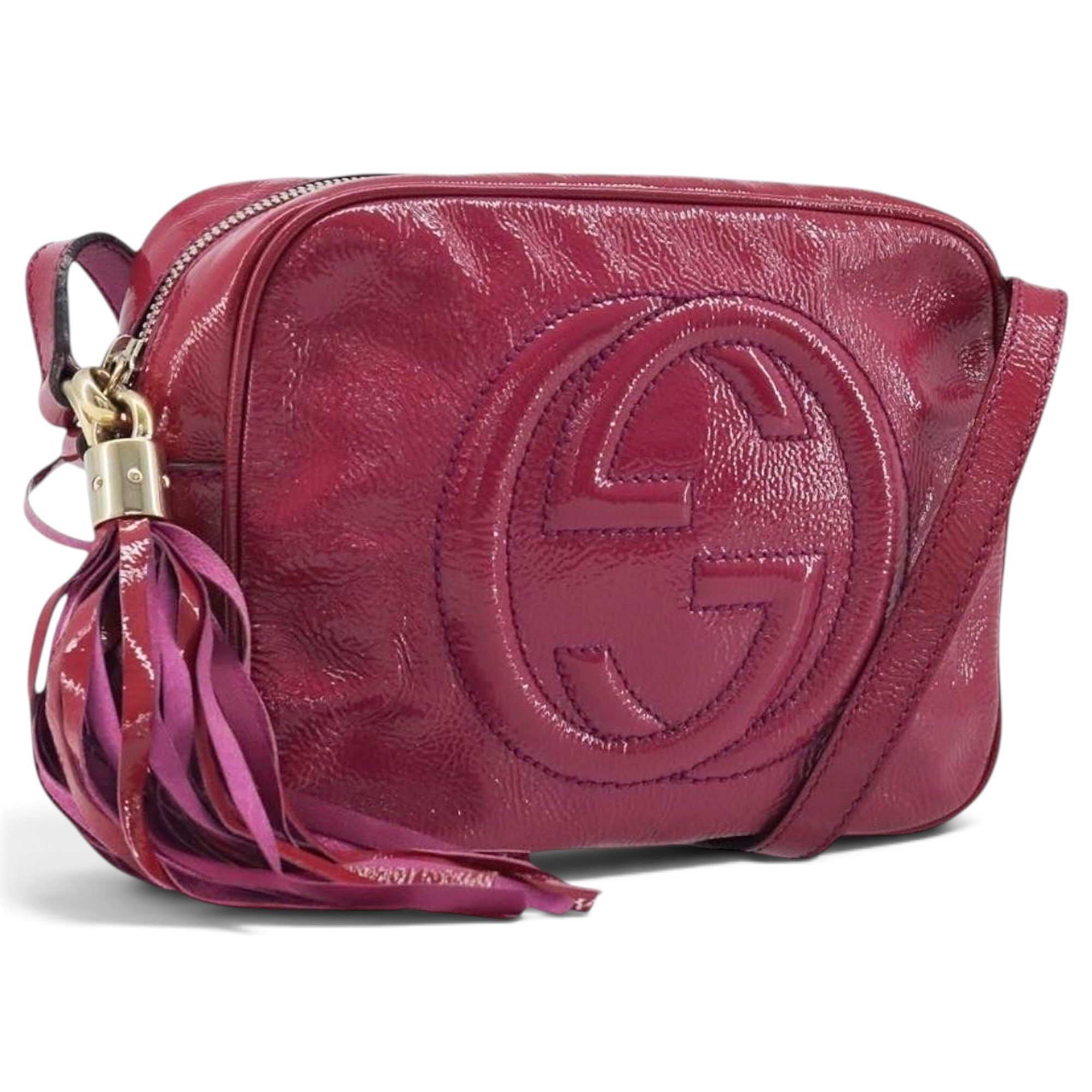 Soho patent leather handbag