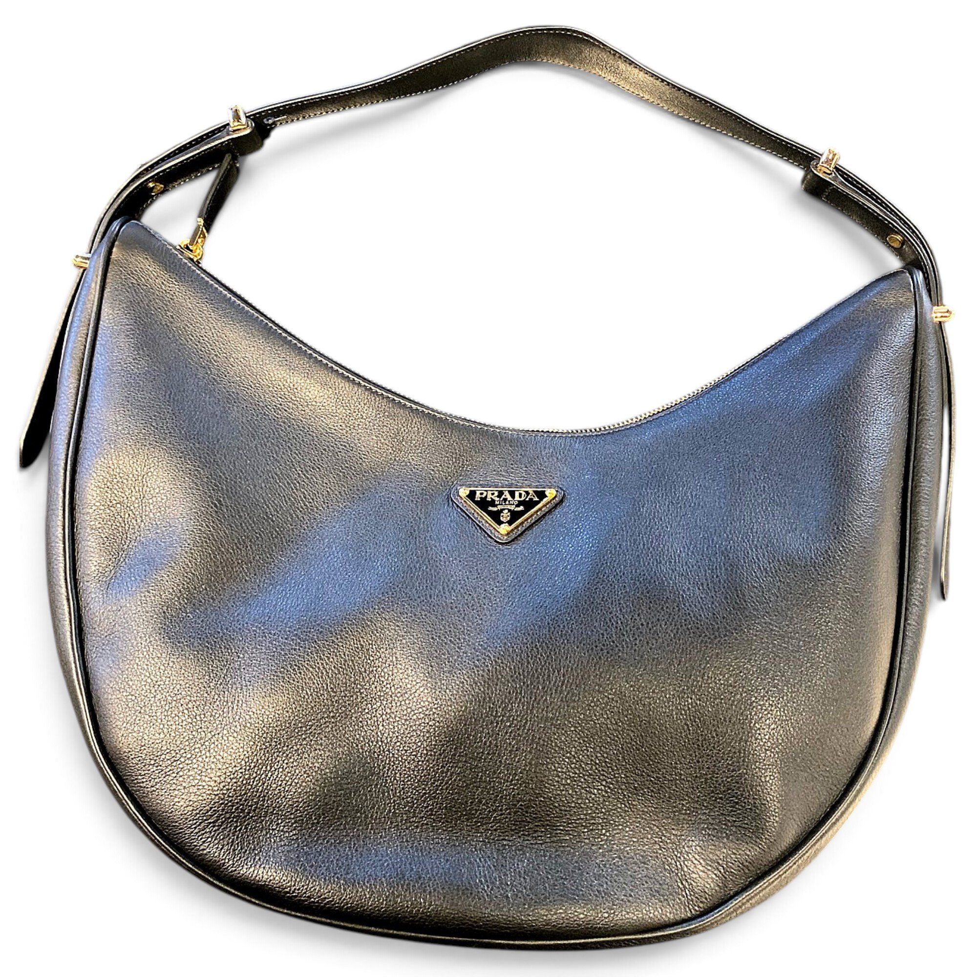 Arqué leather handbag