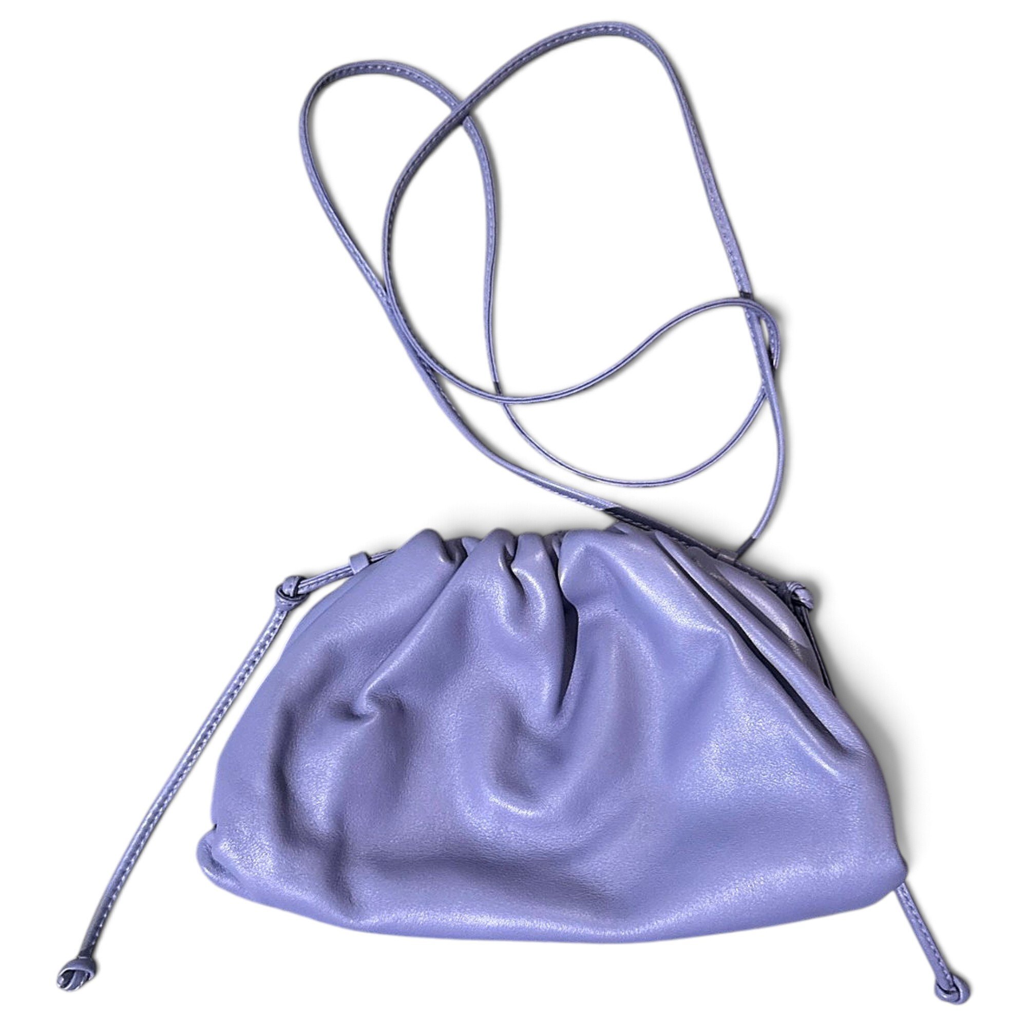 Pouch leather handbag