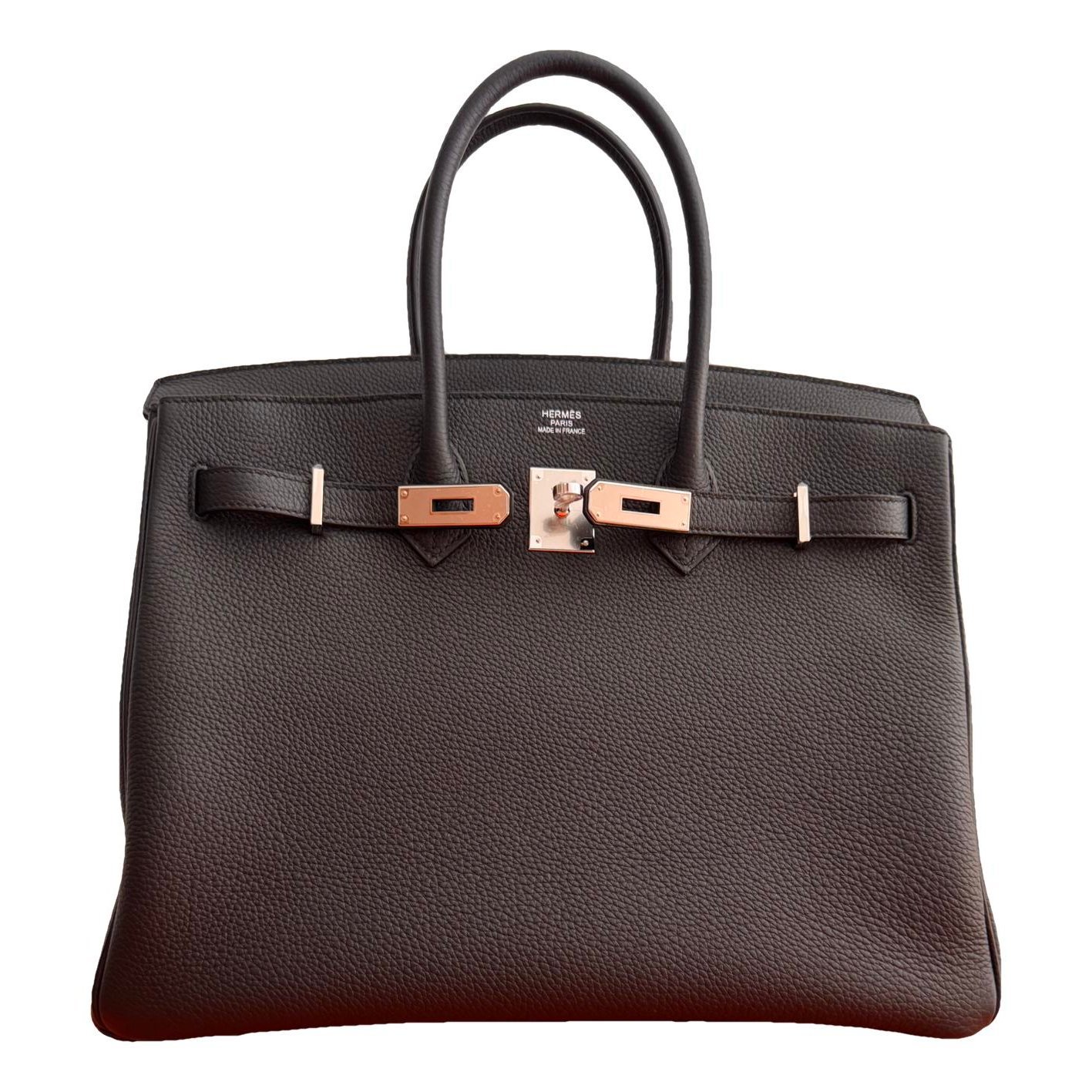 Birkin 35 leather handbag