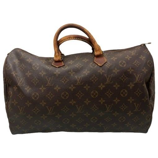 Speedy leather bowling bag