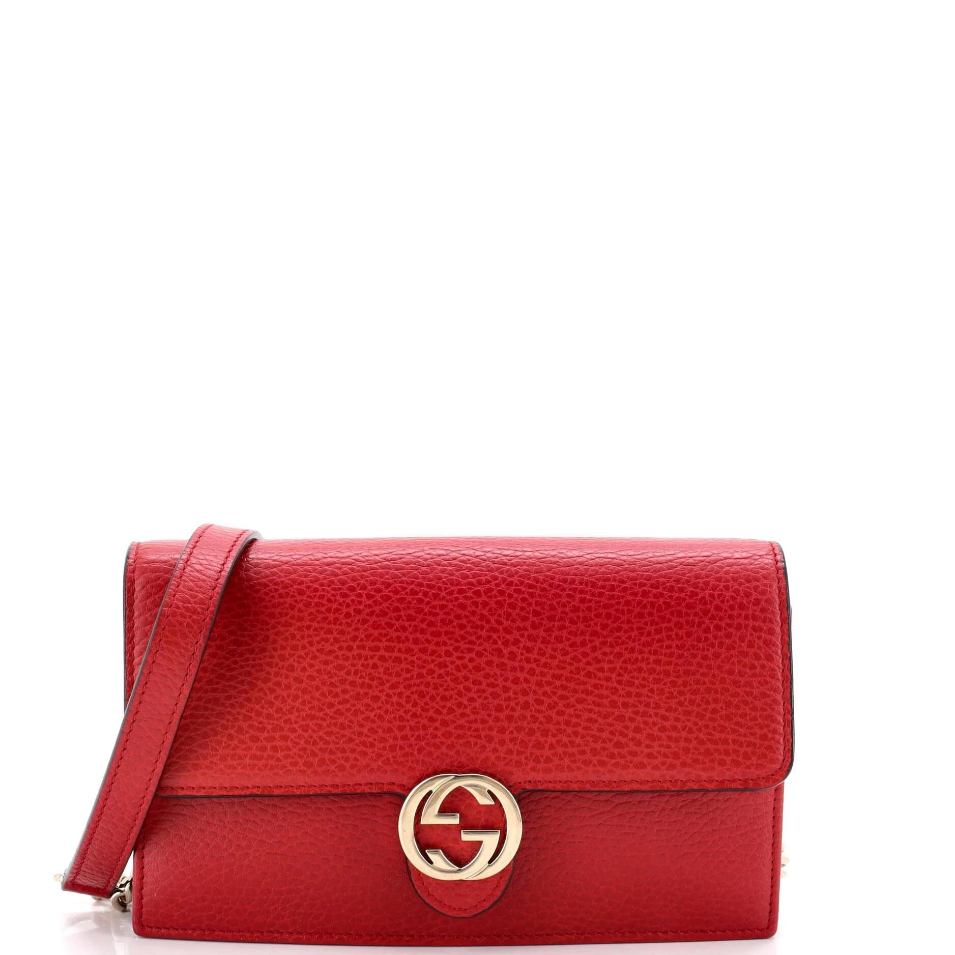 Leather crossbody bag