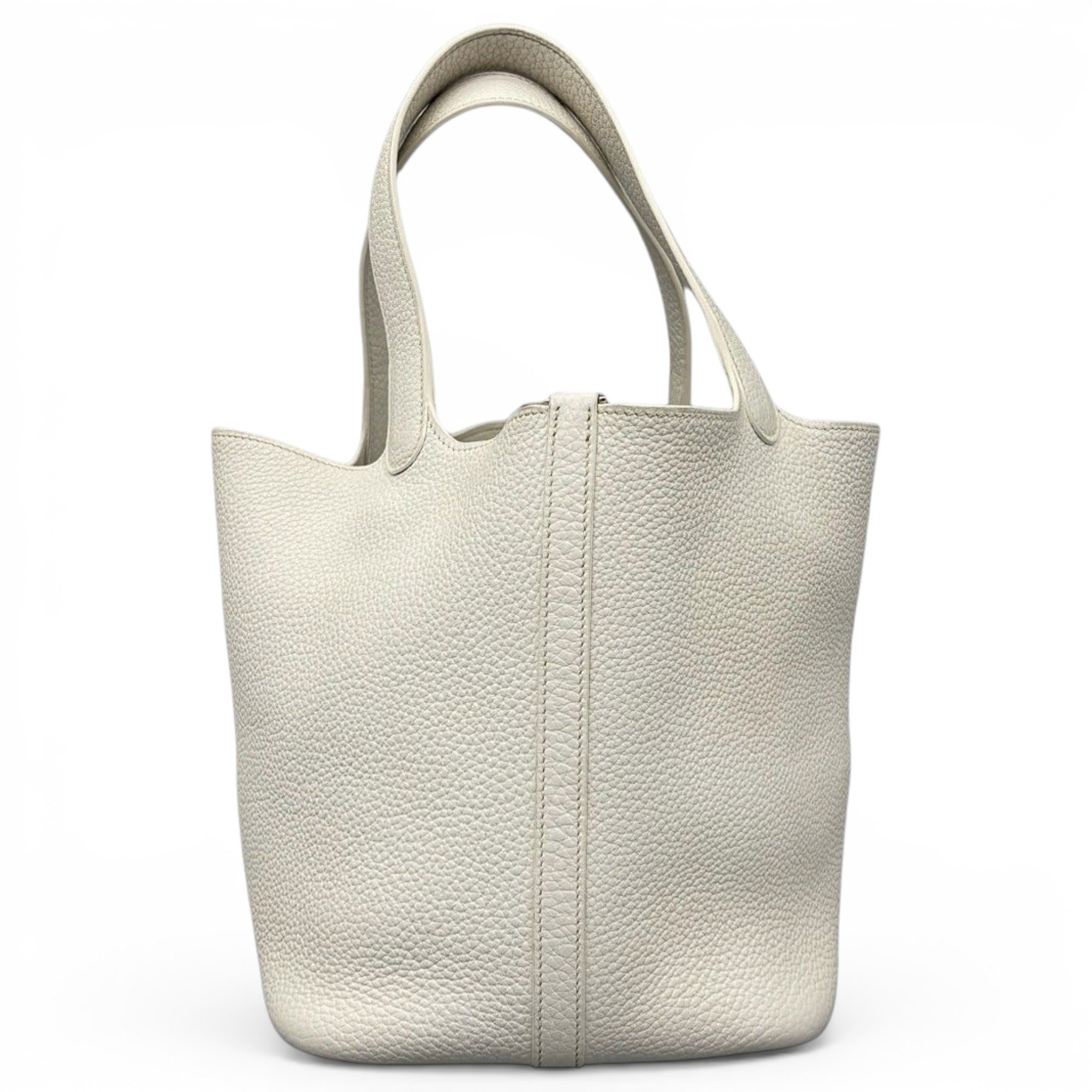 Picotin leather handbag
