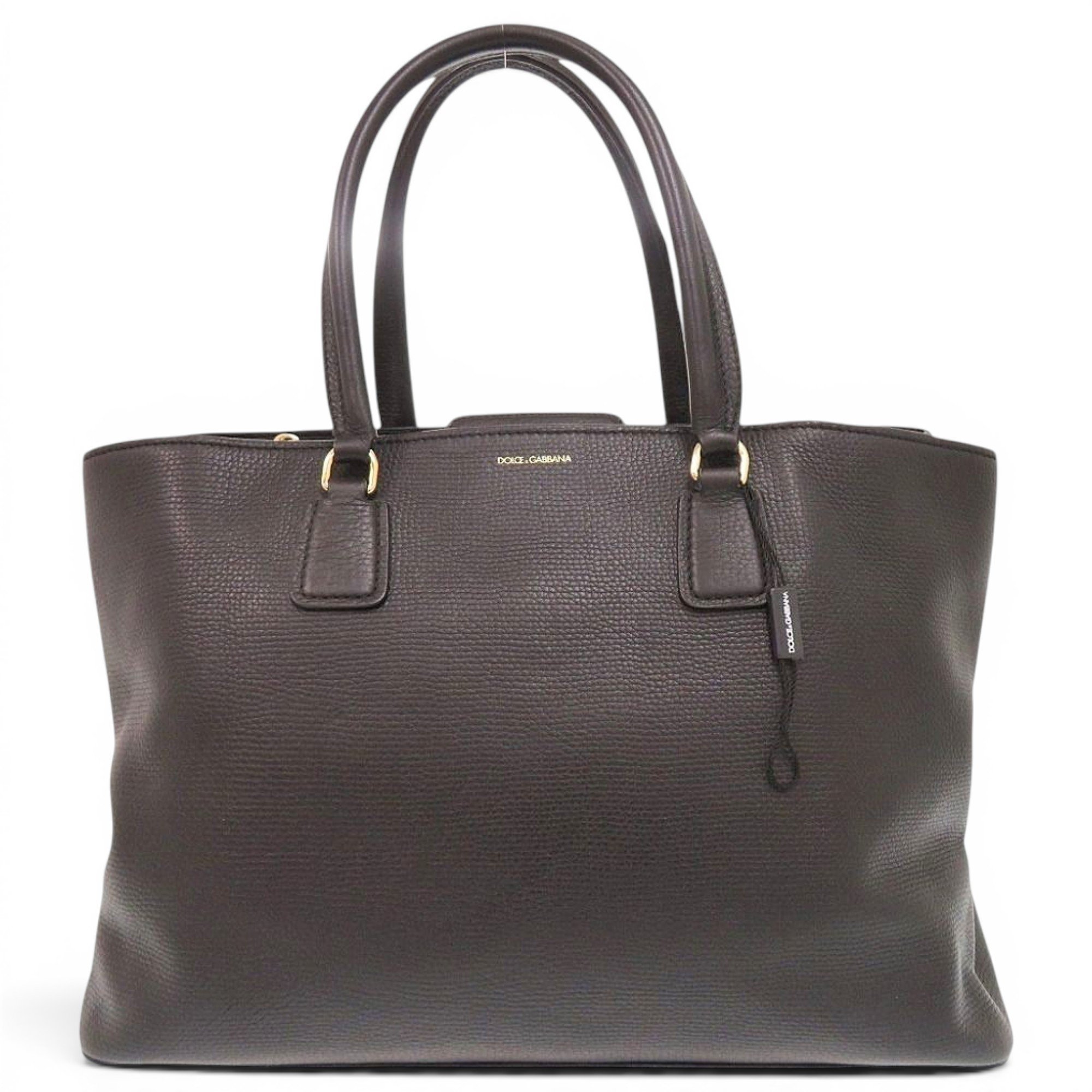 Leather tote