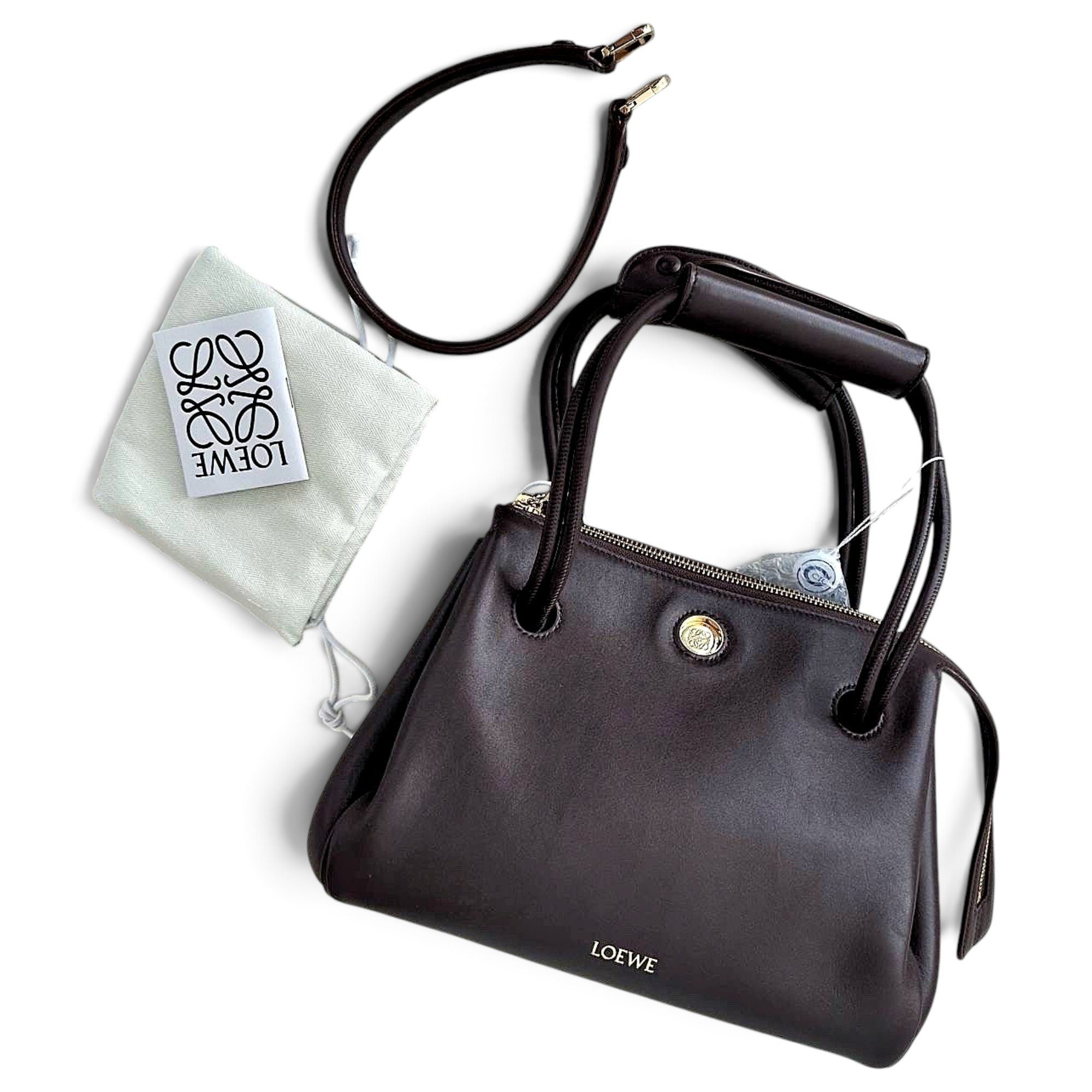 Leather handbag