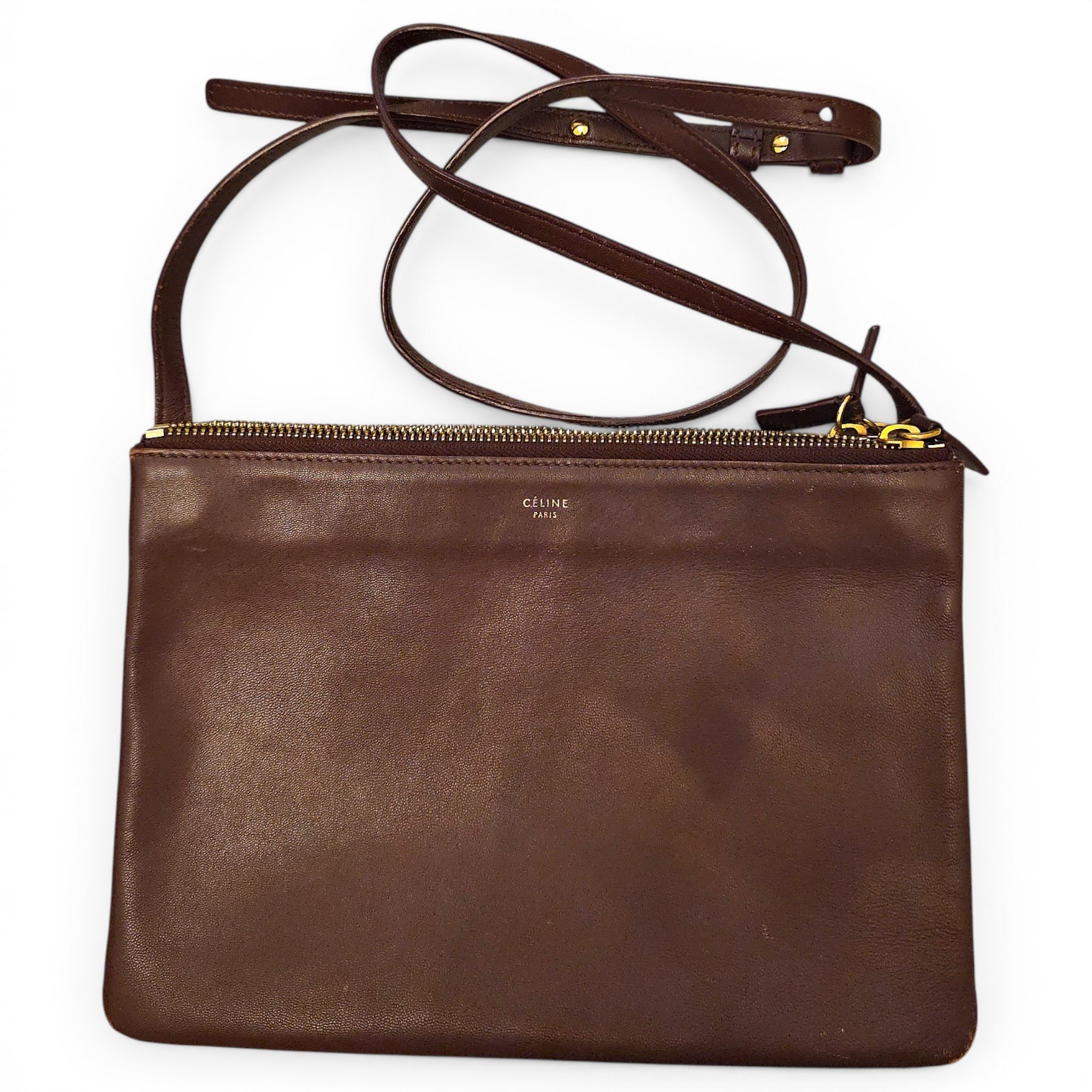 Leather travel bag
