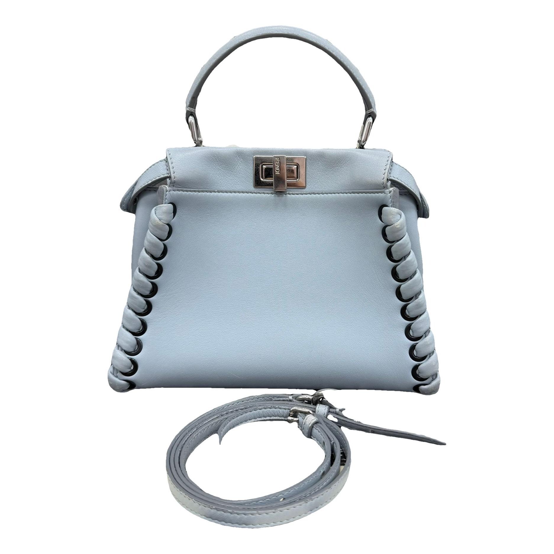 Peekaboo leather handbag
