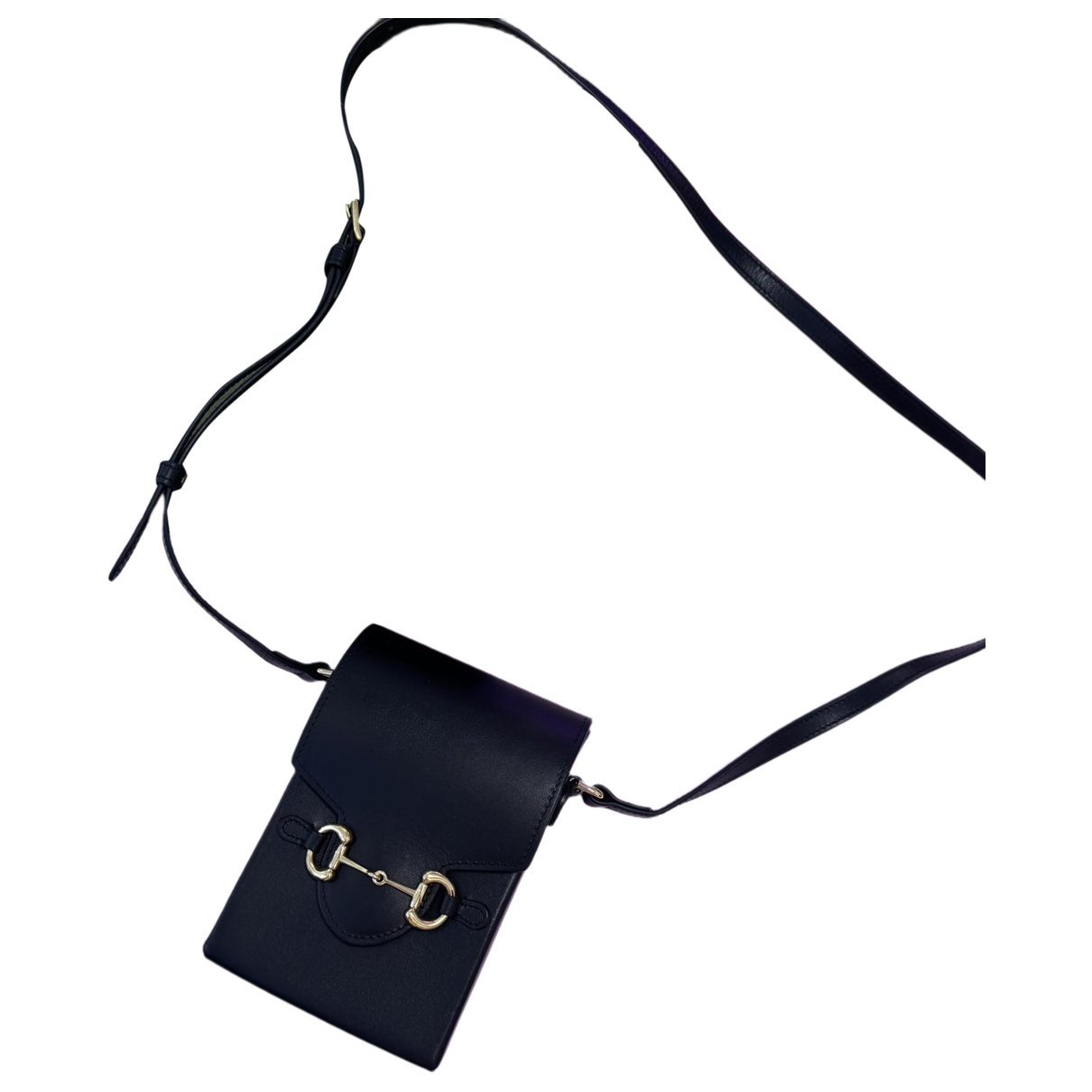 Horsebit 1955 Vertical leather crossbody bag