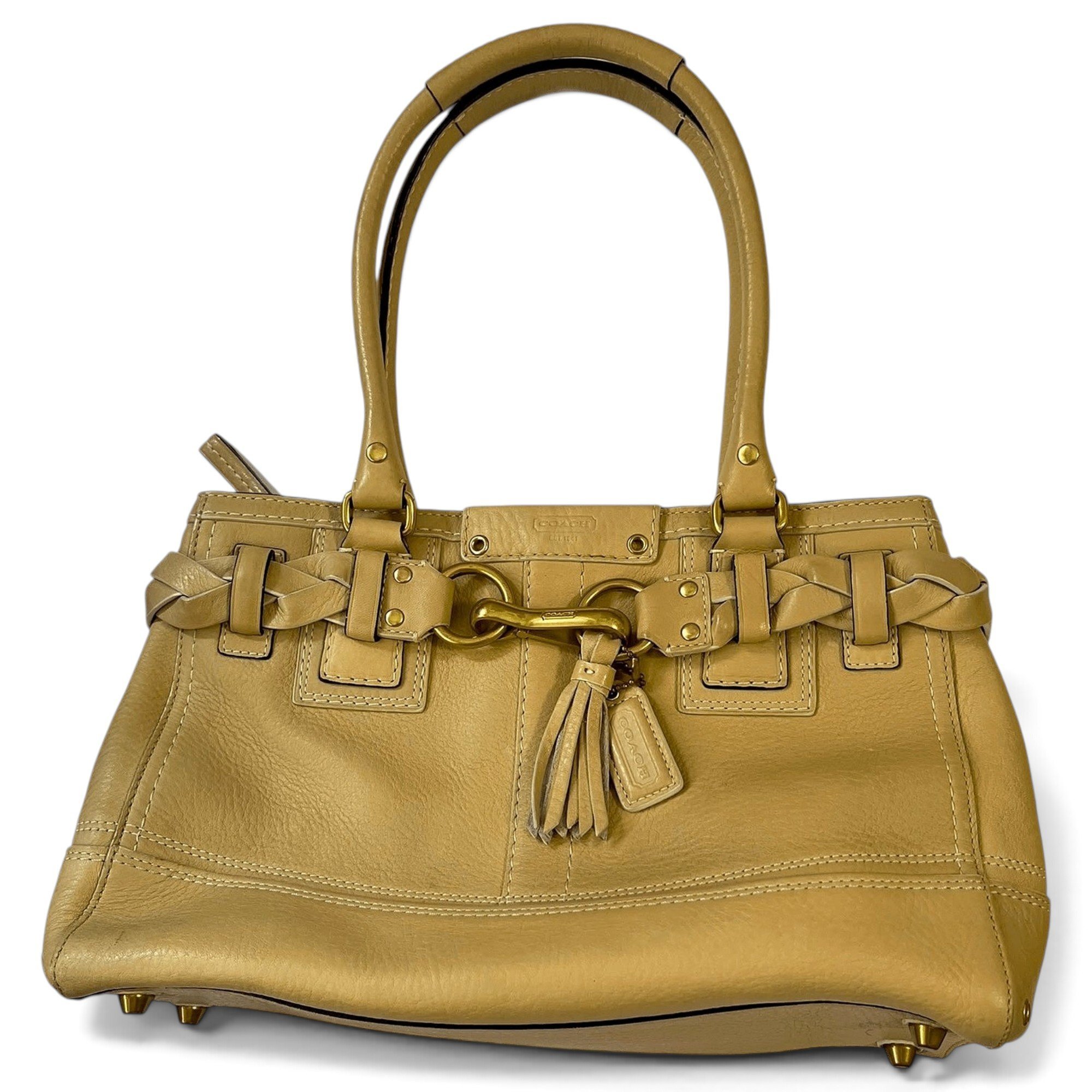 Leather satchel