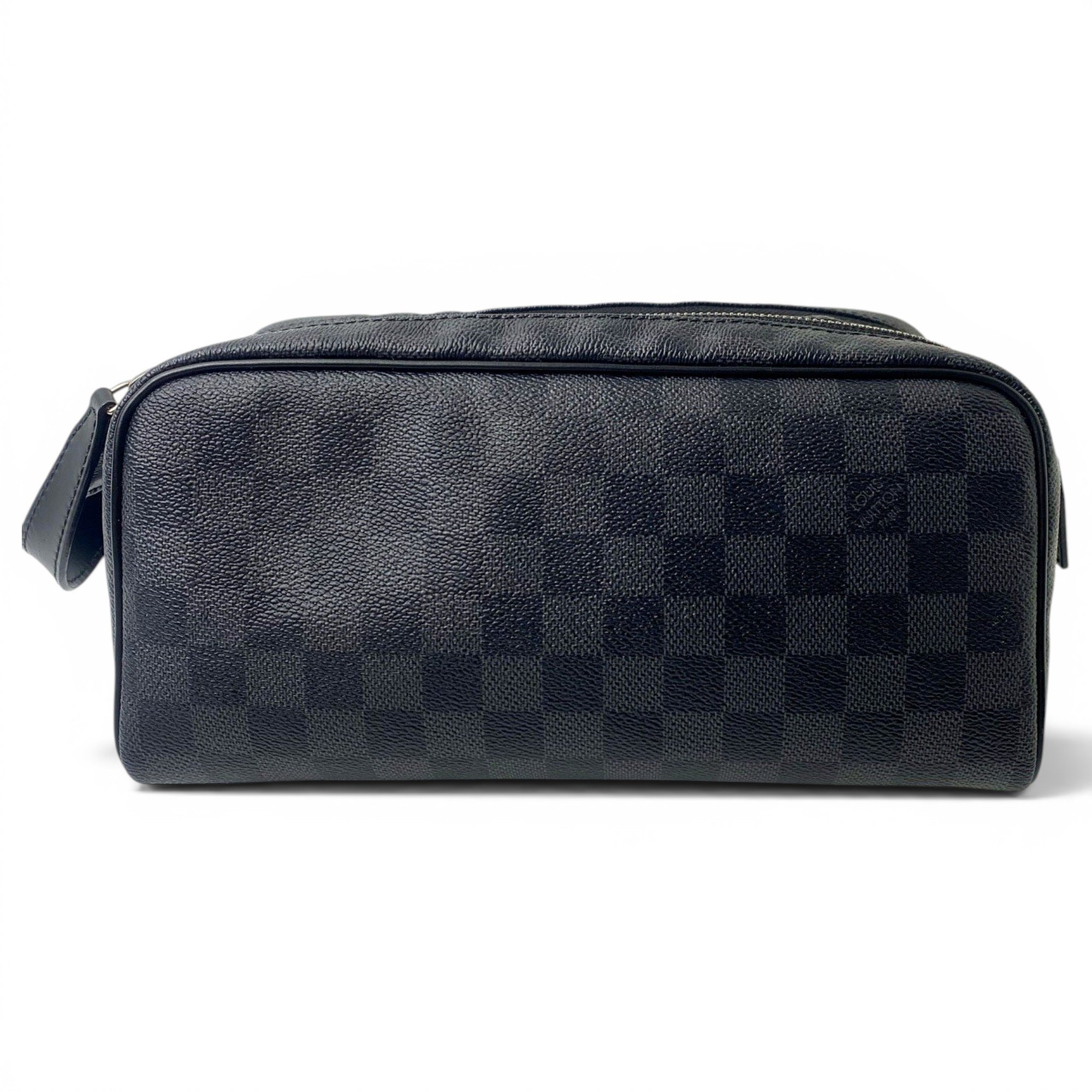 Leather clutch bag