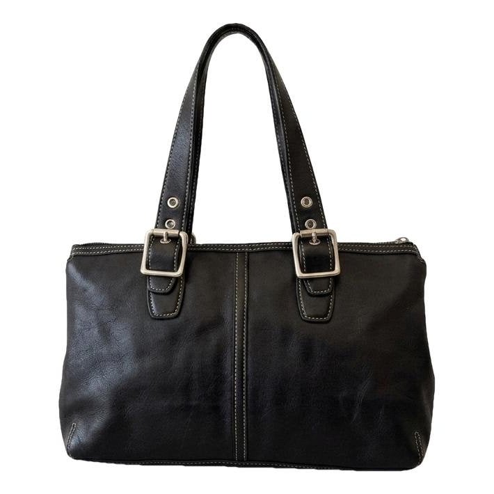 Leather handbag