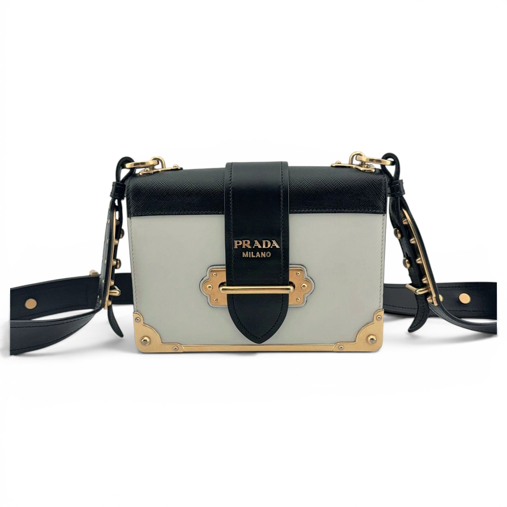 Cahier leather handbag