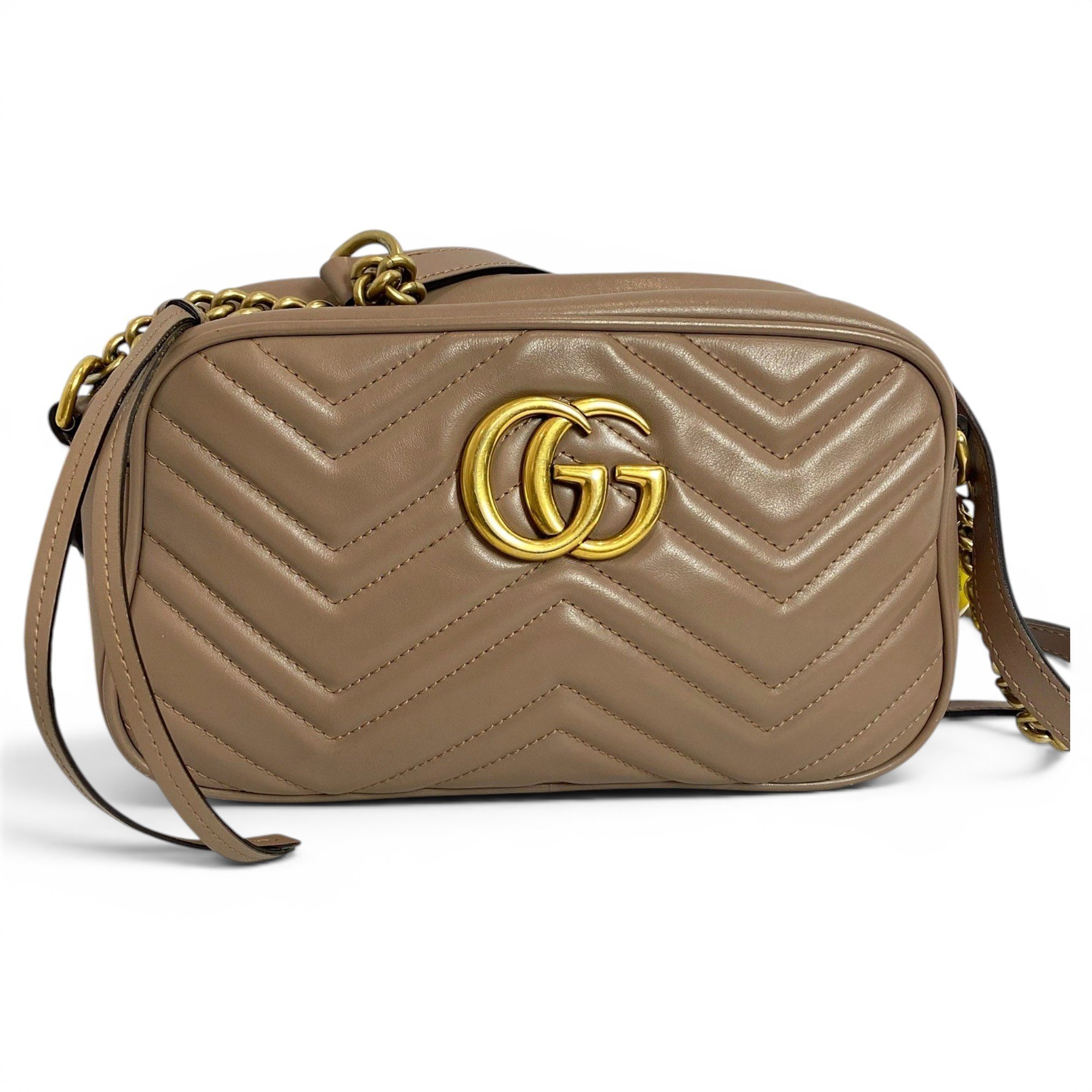 GG Marmont Triple zip leather handbag