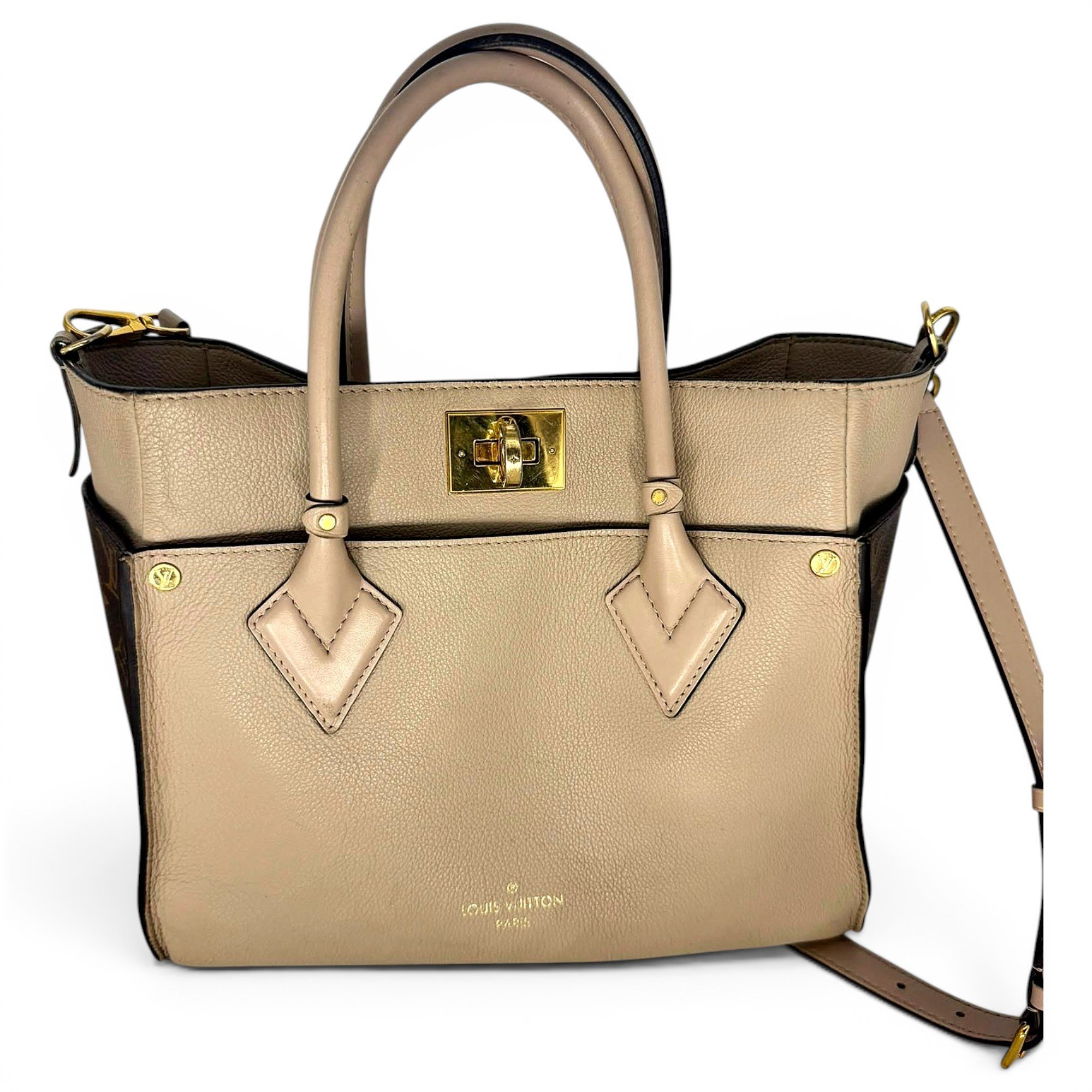 On My Side leather handbag