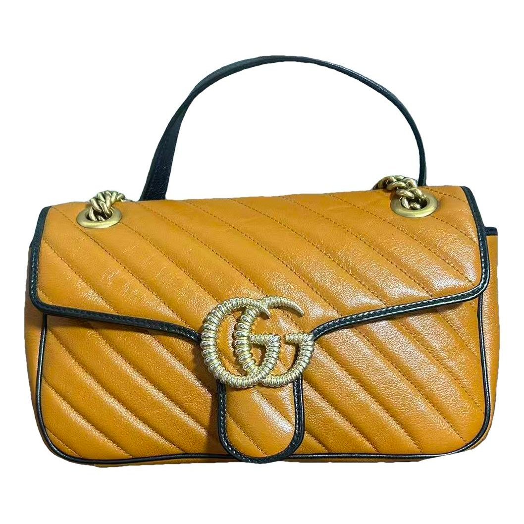 GG Marmont Flap leather handbag