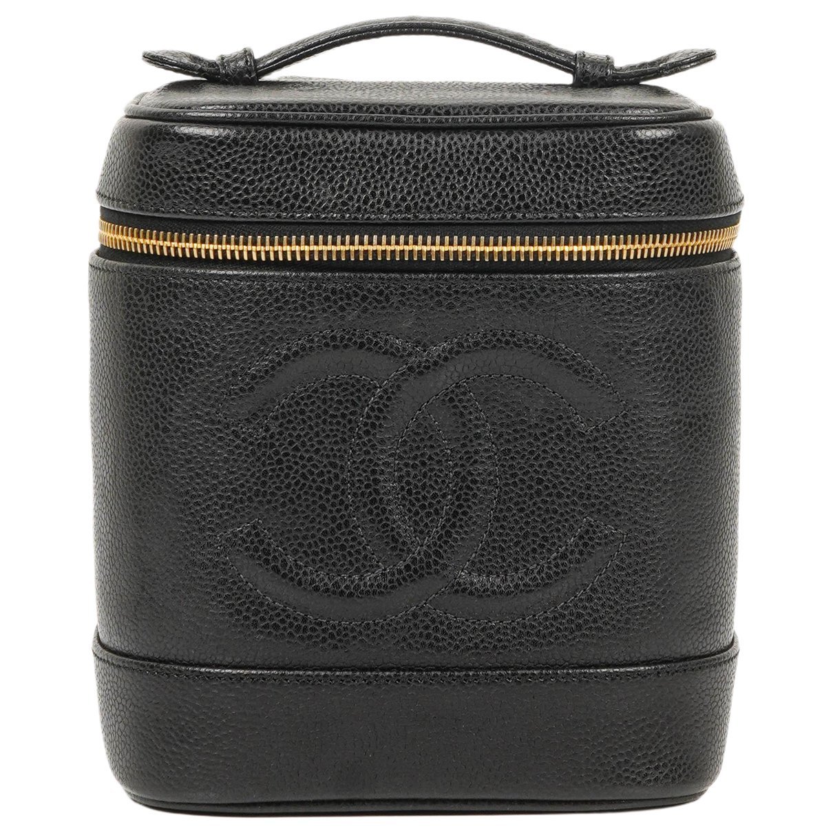 Vanity leather handbag