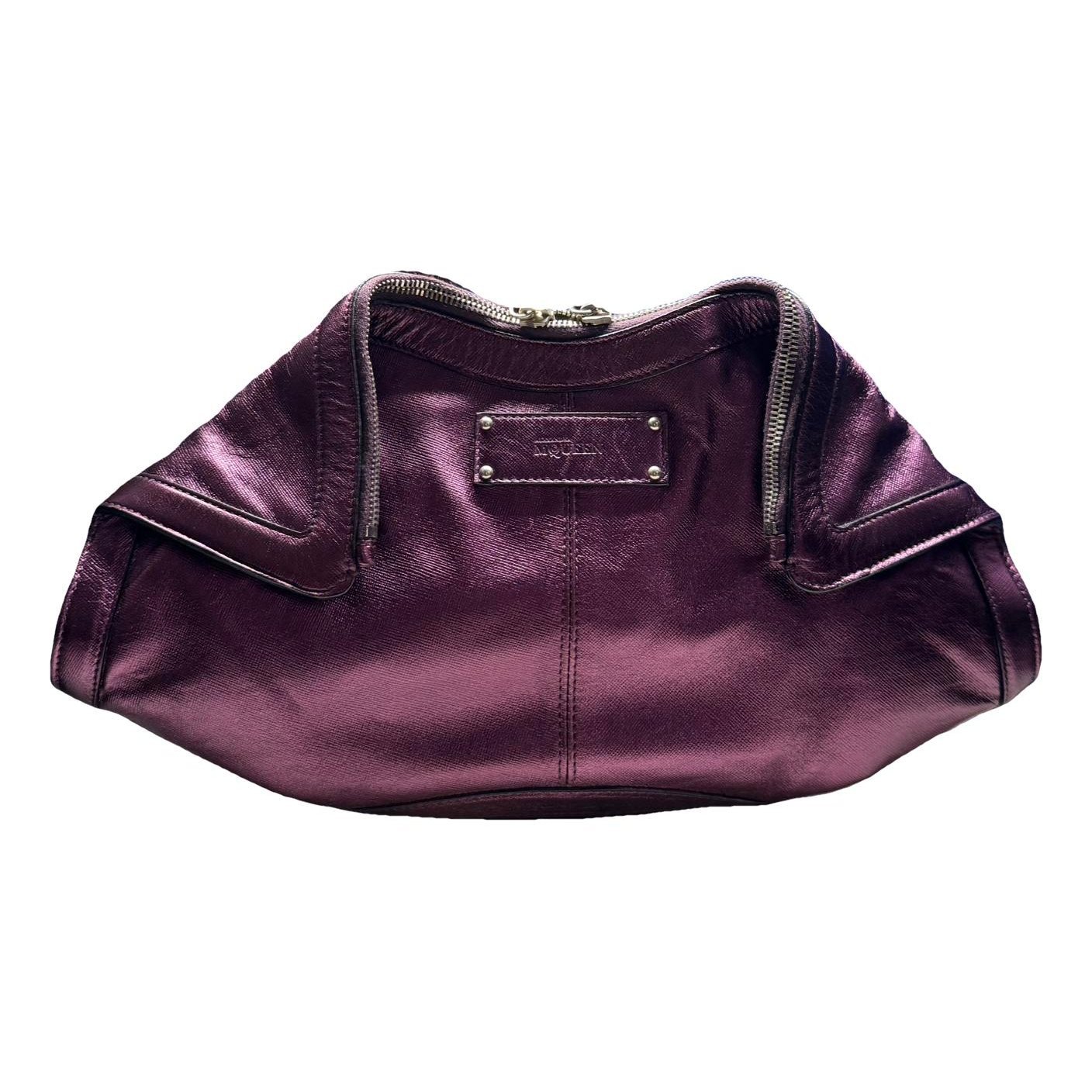 Manta leather clutch bag