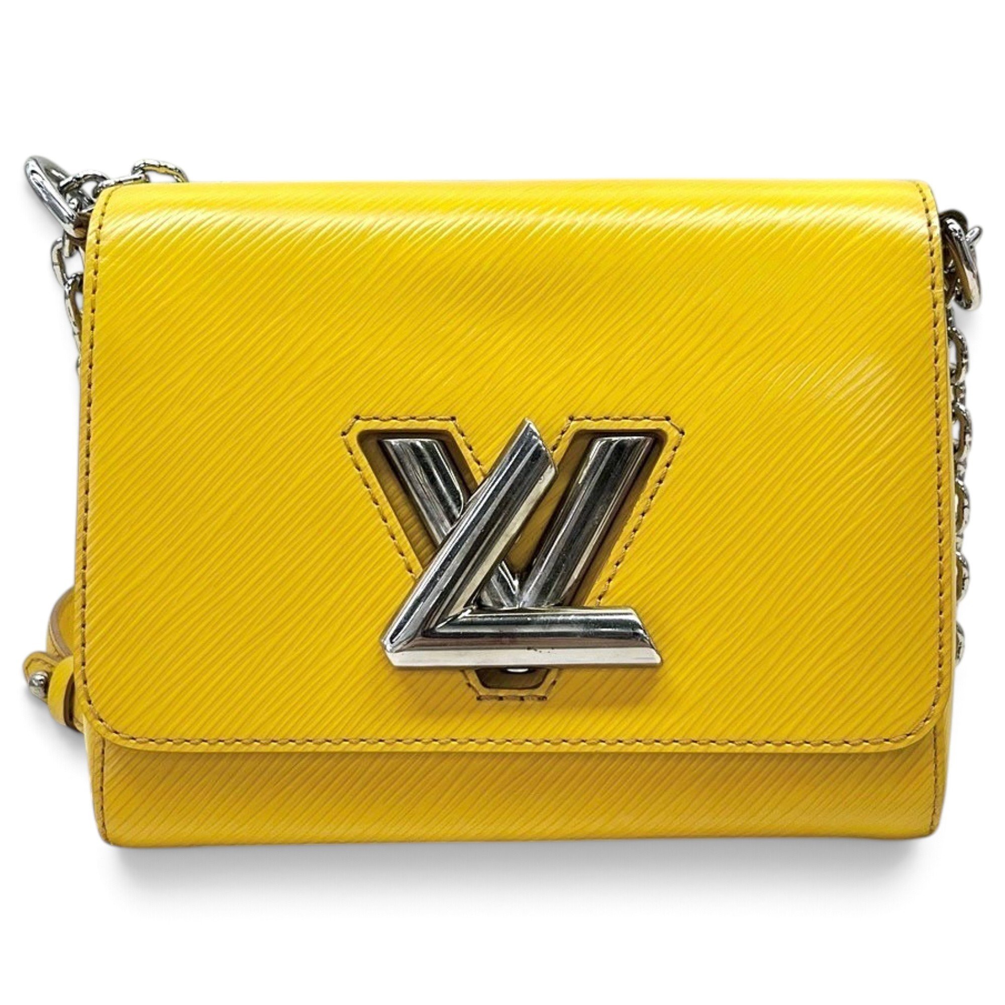 Twist leather handbag