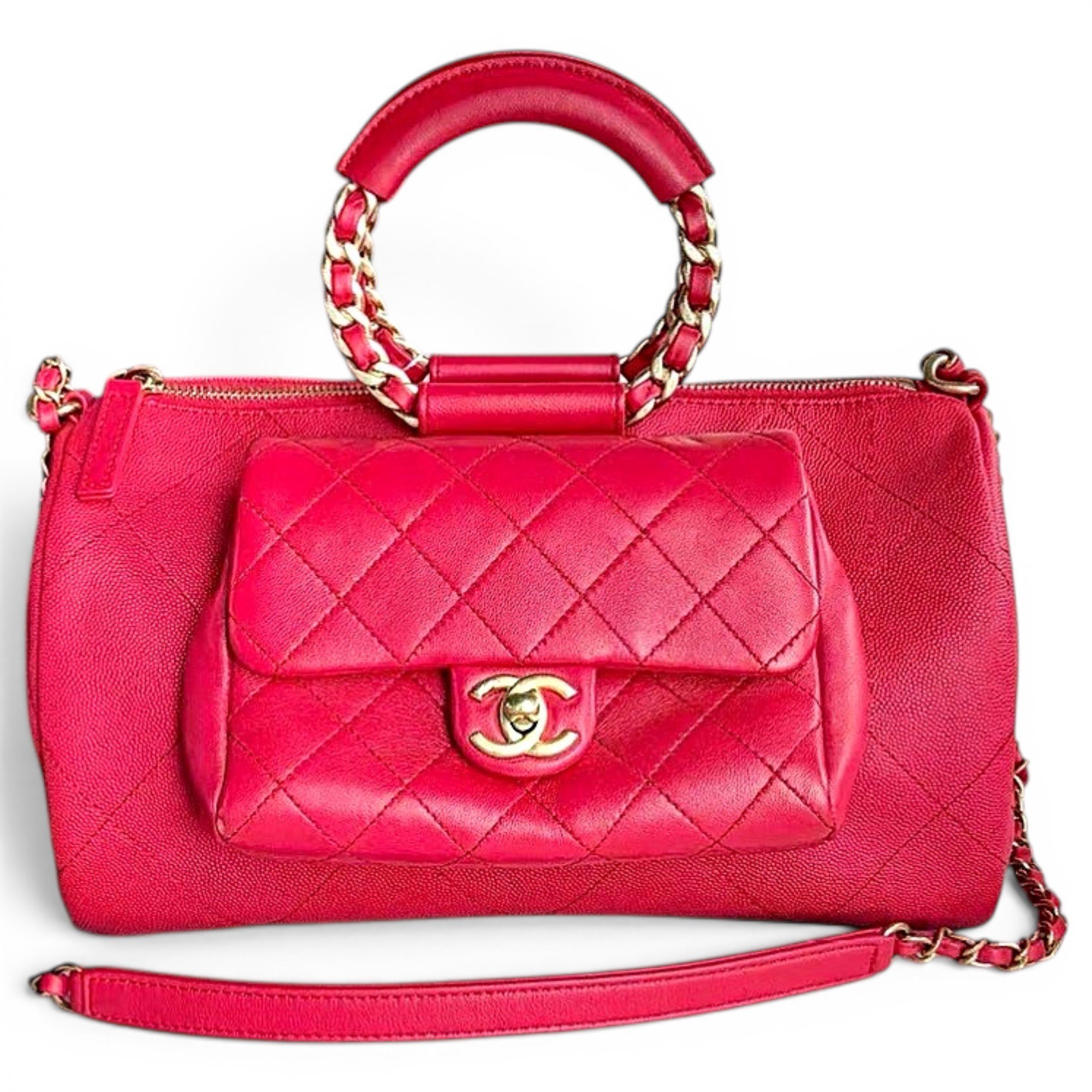 Leather handbag