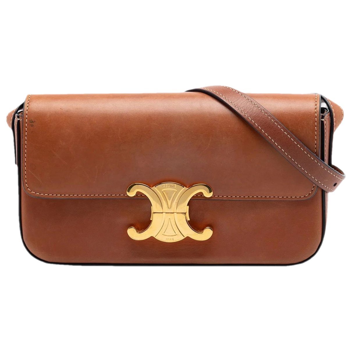 Celine C bag leather handbag