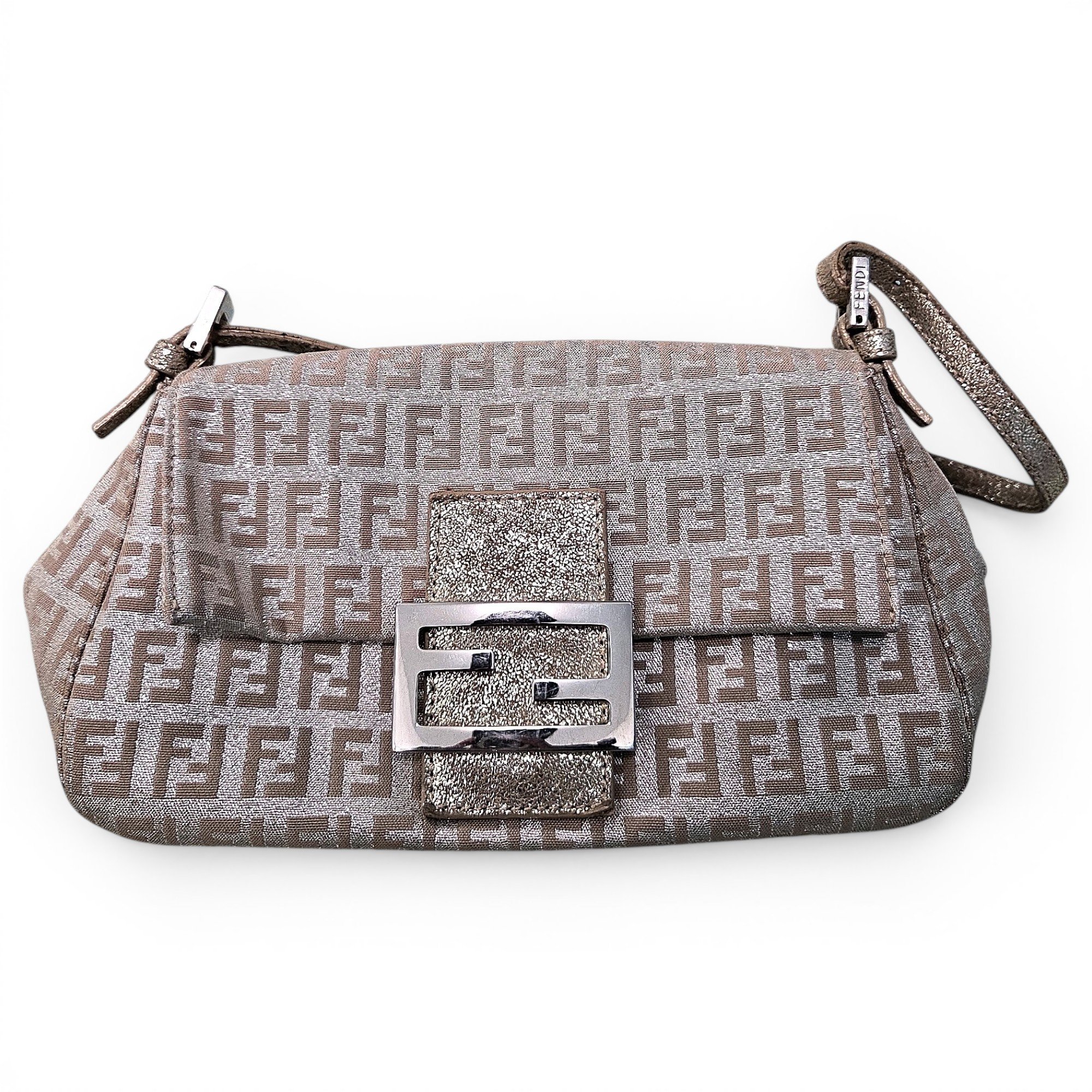 Fendi Mamma Baguette cloth handbag