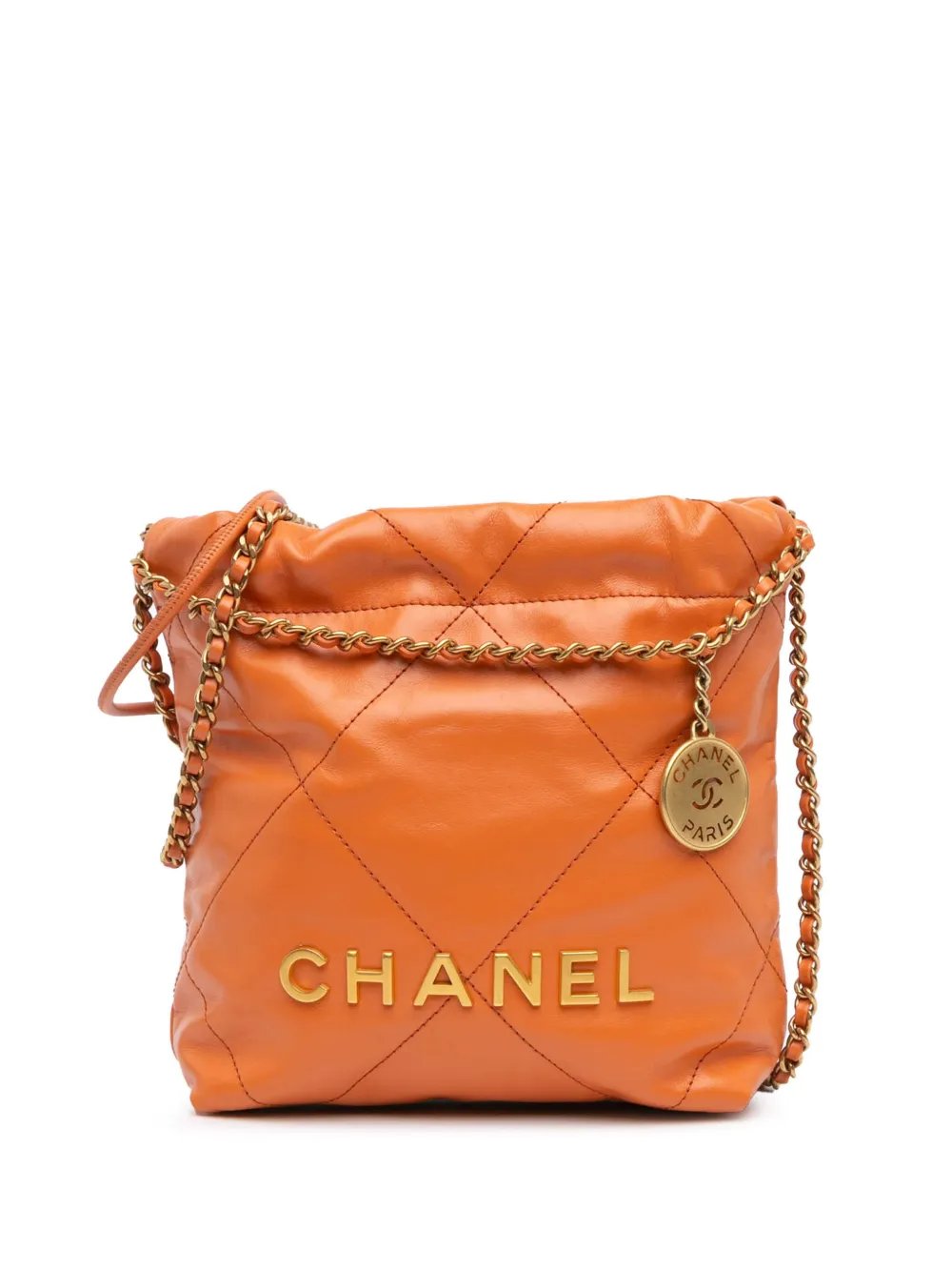 2021-2024 Mini Shiny Calfskin 22 Handbag satchel