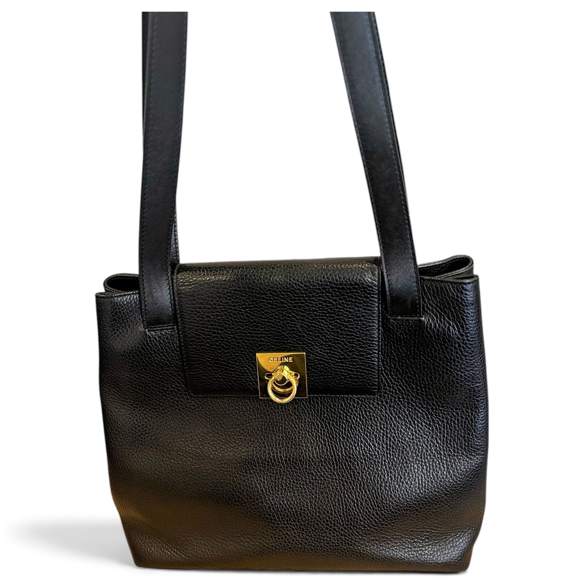 Leather tote