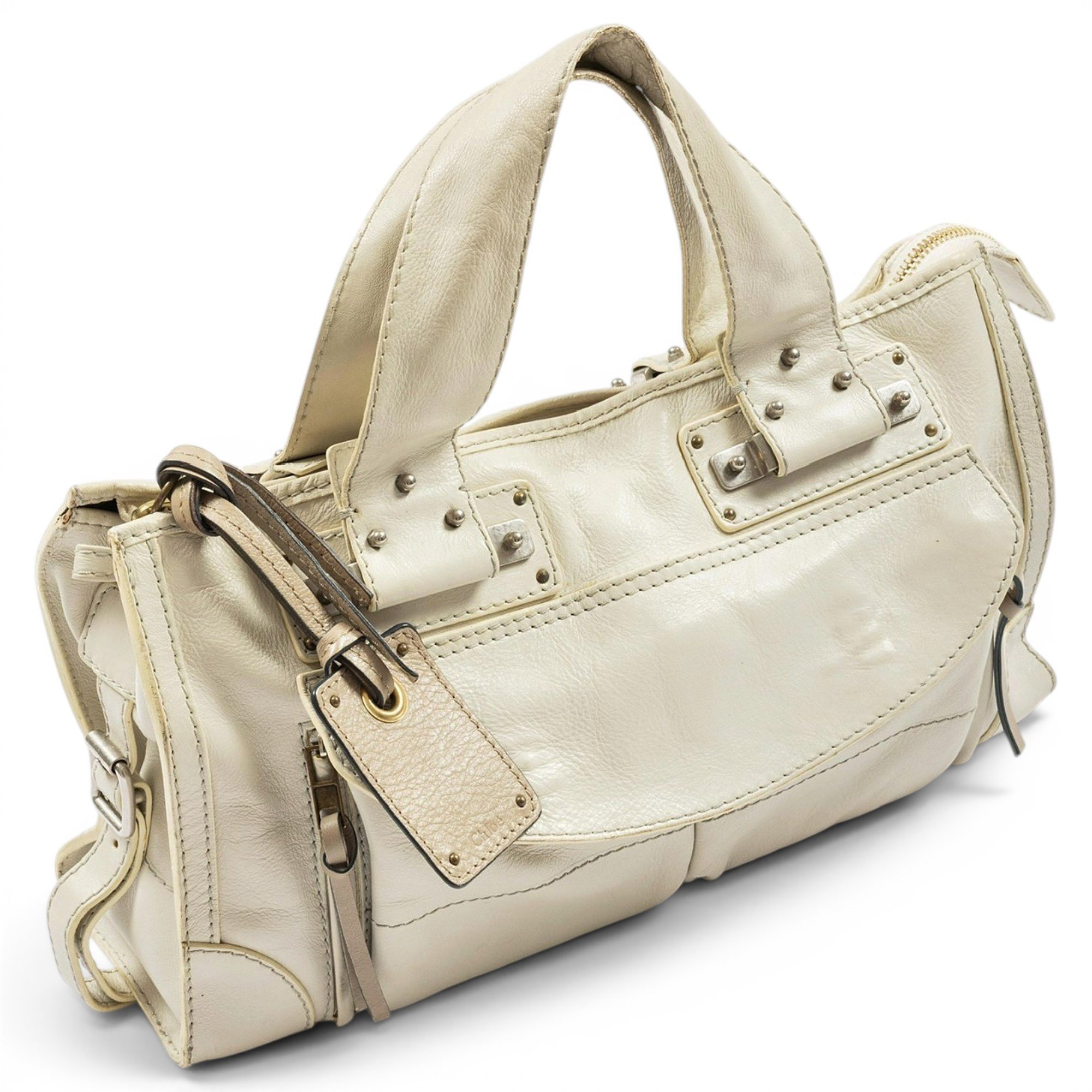 Leather handbag