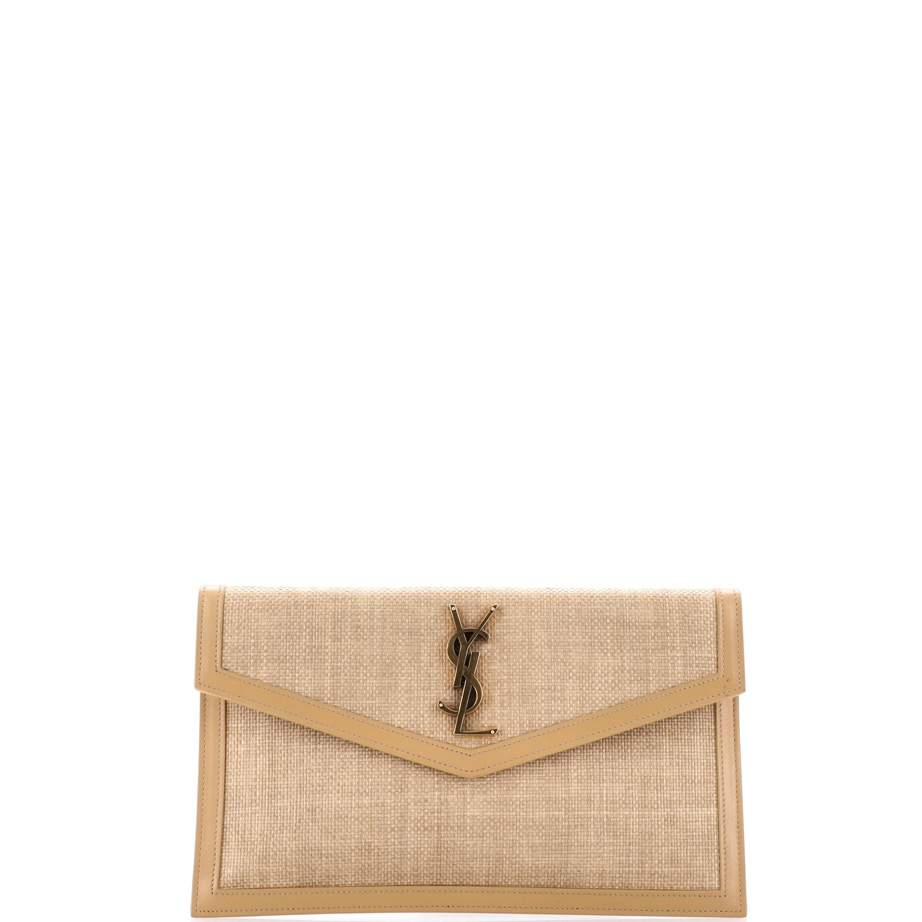 Uptown Pouch Raffia