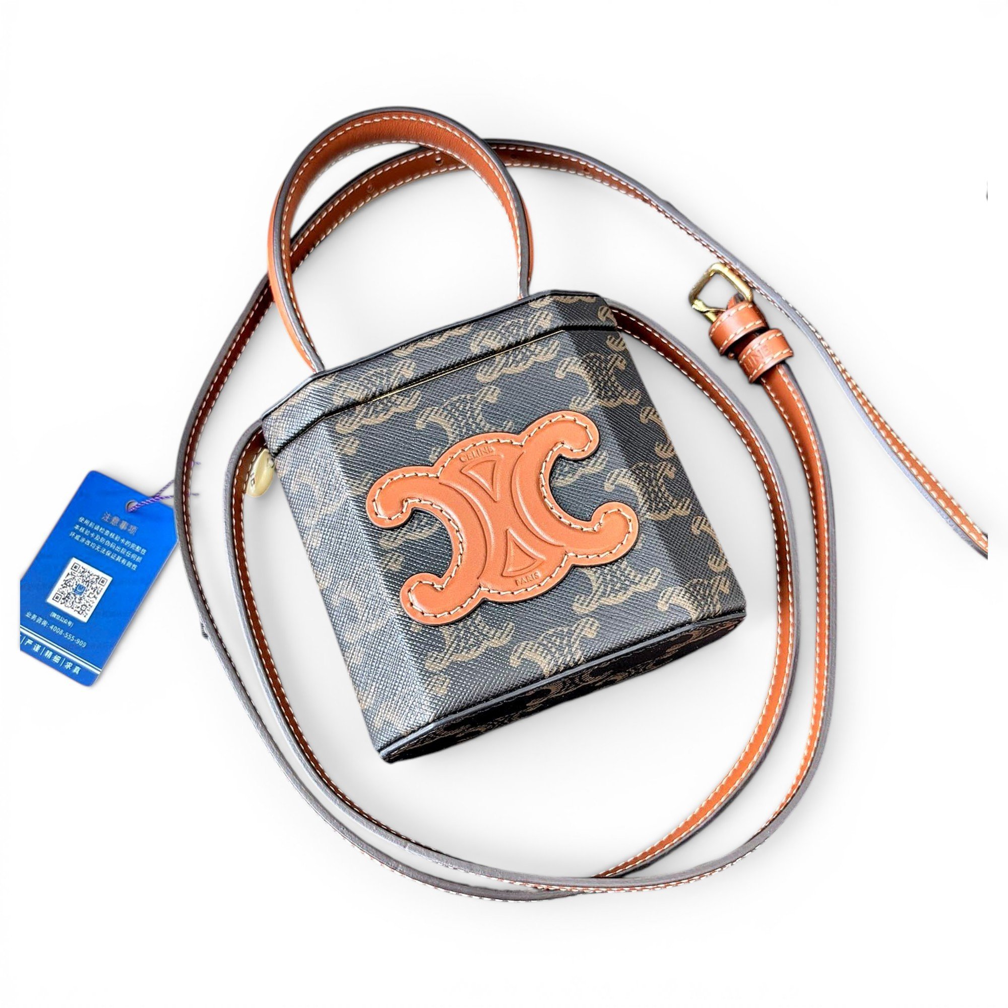 Leather crossbody bag