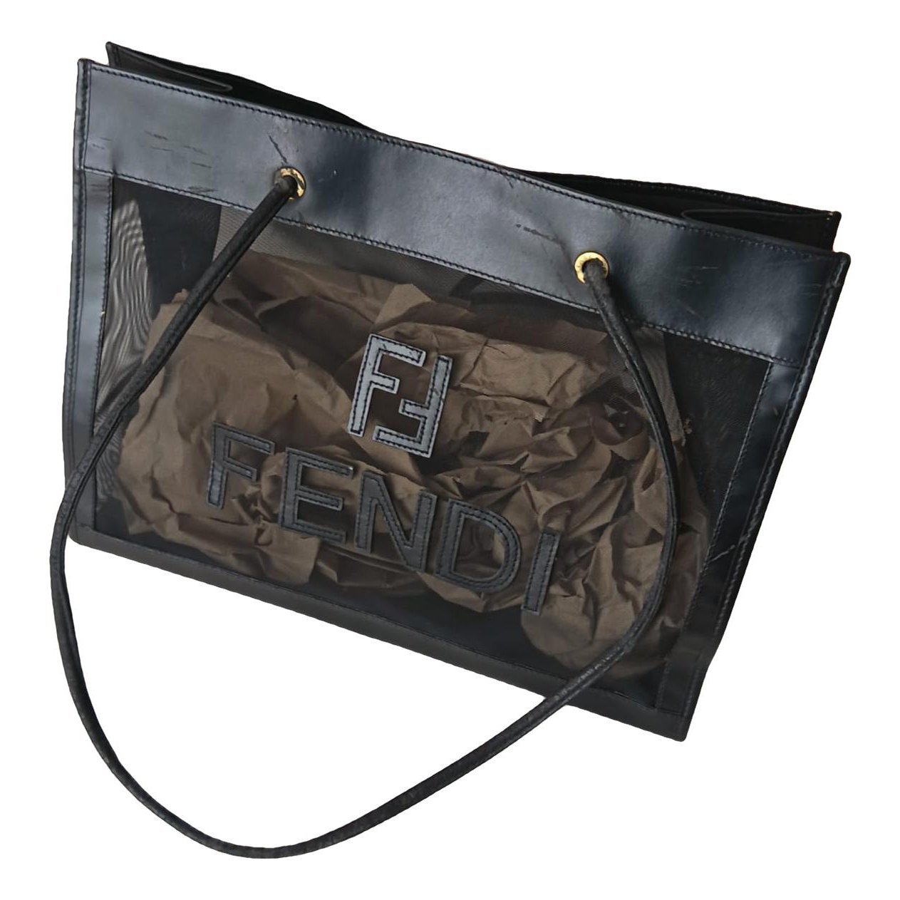 Patent leather tote